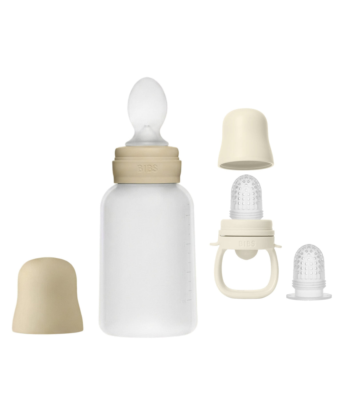 BIBS Spoon Feeder & Pureee Feeder Bundle - Ivory