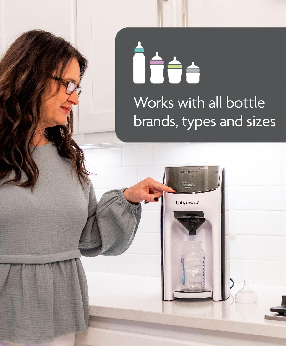 Baby Brezza Formula Pro & Bottle Washer Pro Bundle - White