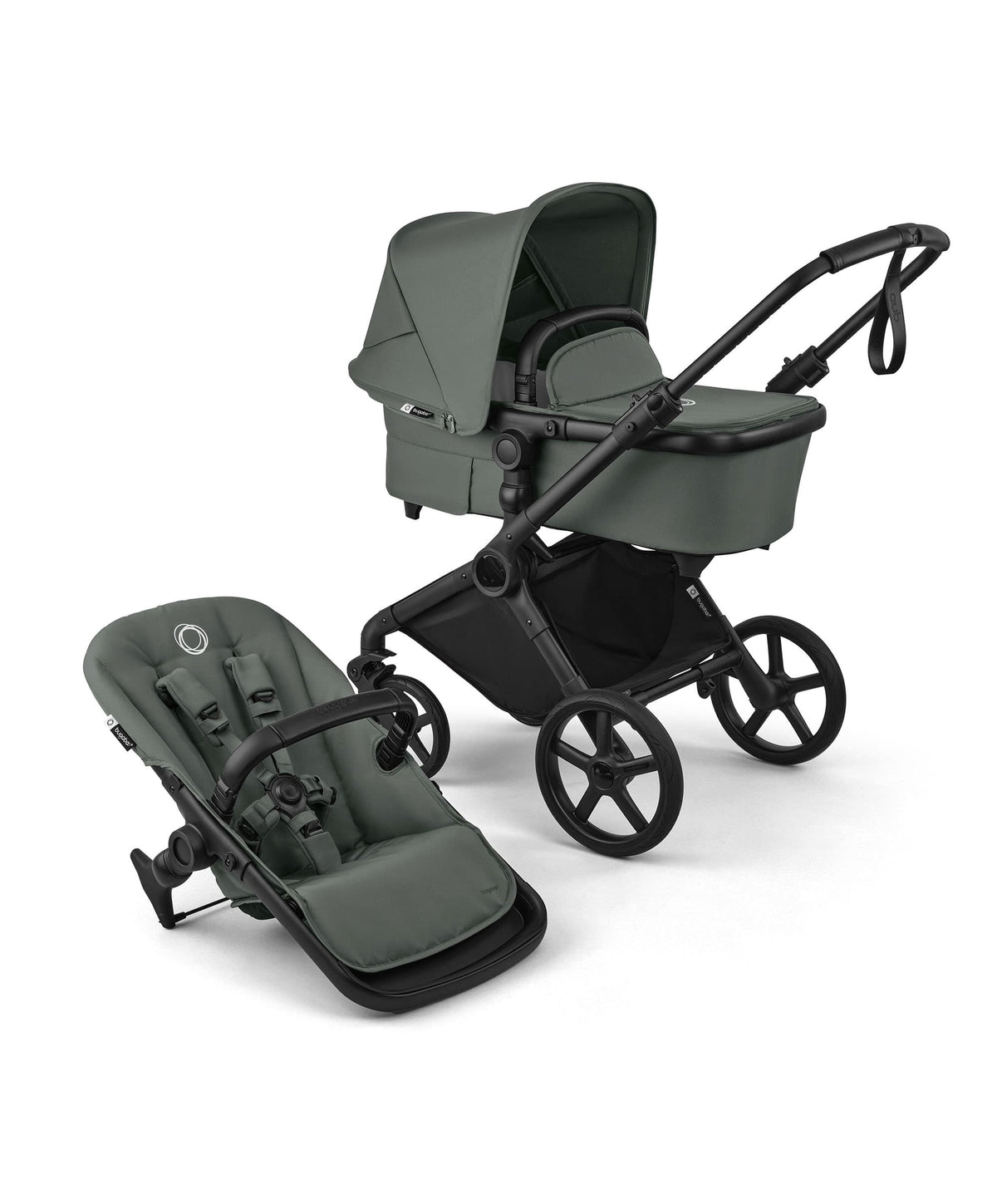 Bugaboo Cub Essential Pushchair Bundle - Forest Green