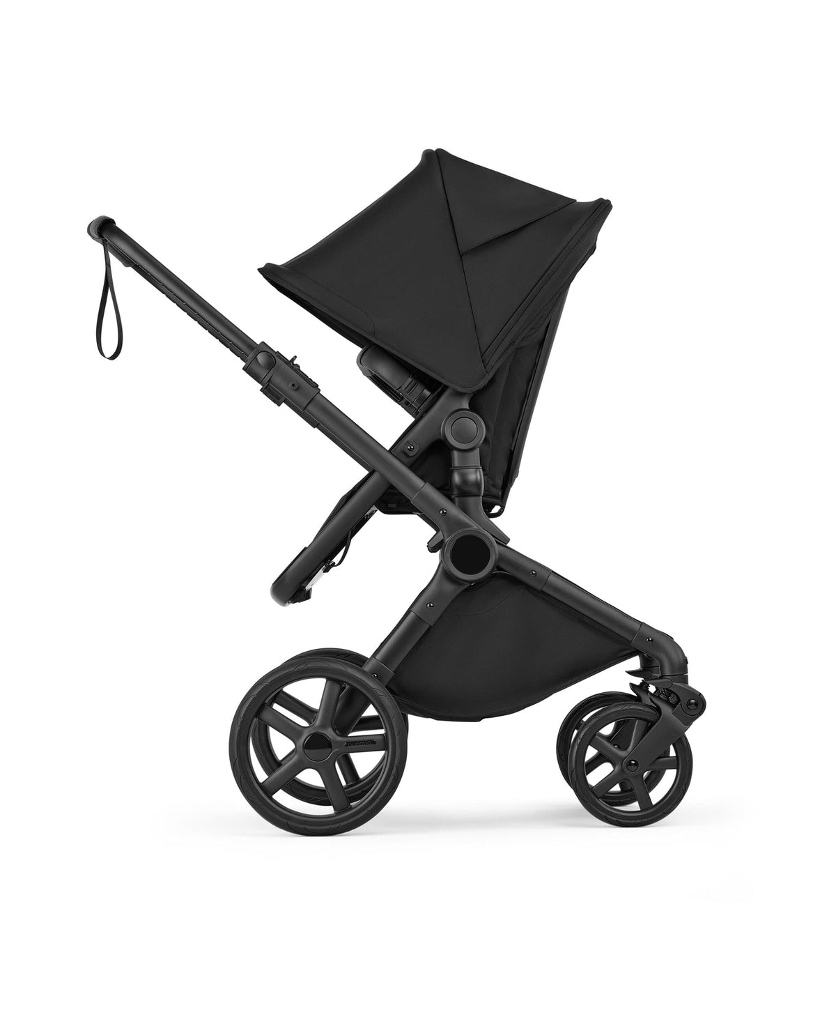Bugaboo Cub Essential Pushchair Bundle With Cybex Aton B2 i-Size Baby Car Seat - Heritage Black