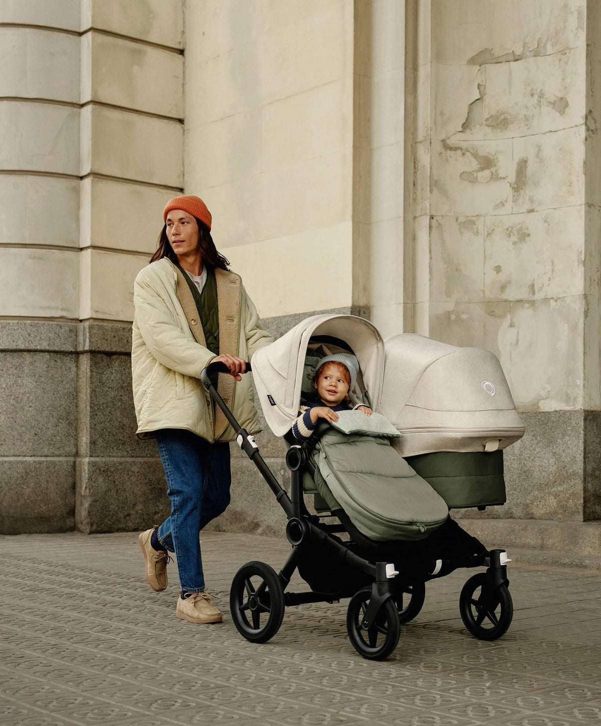 Bugaboo Donkey 5 Double Carrycot & Seat Pushchair - Midnight Black