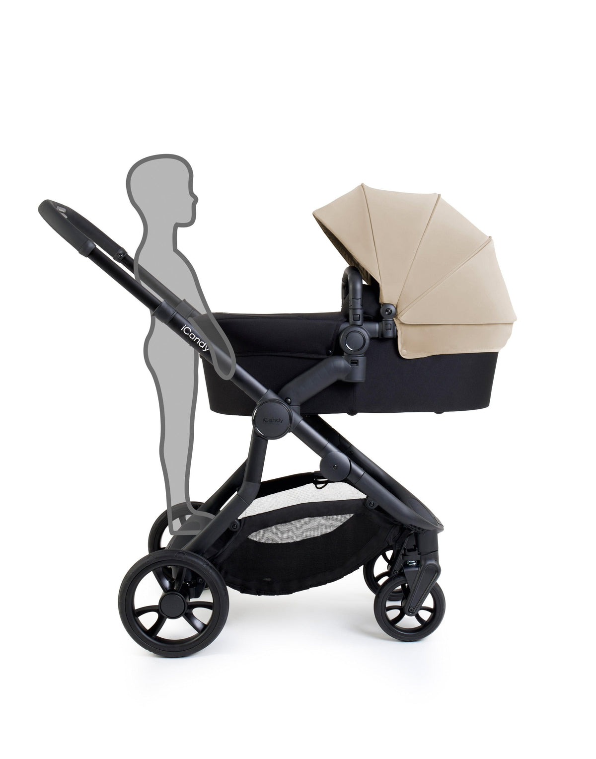 iCandy Orange4 Pushchair Bundle - Latte