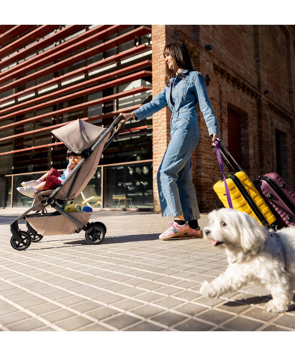 Joolz Aer2 Stroller With Nest to Seat - Sandy Taupe