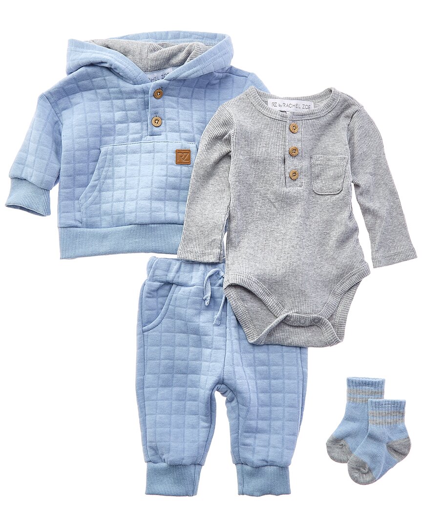 Rachel Zoe 4pc Quilted Jogger Set