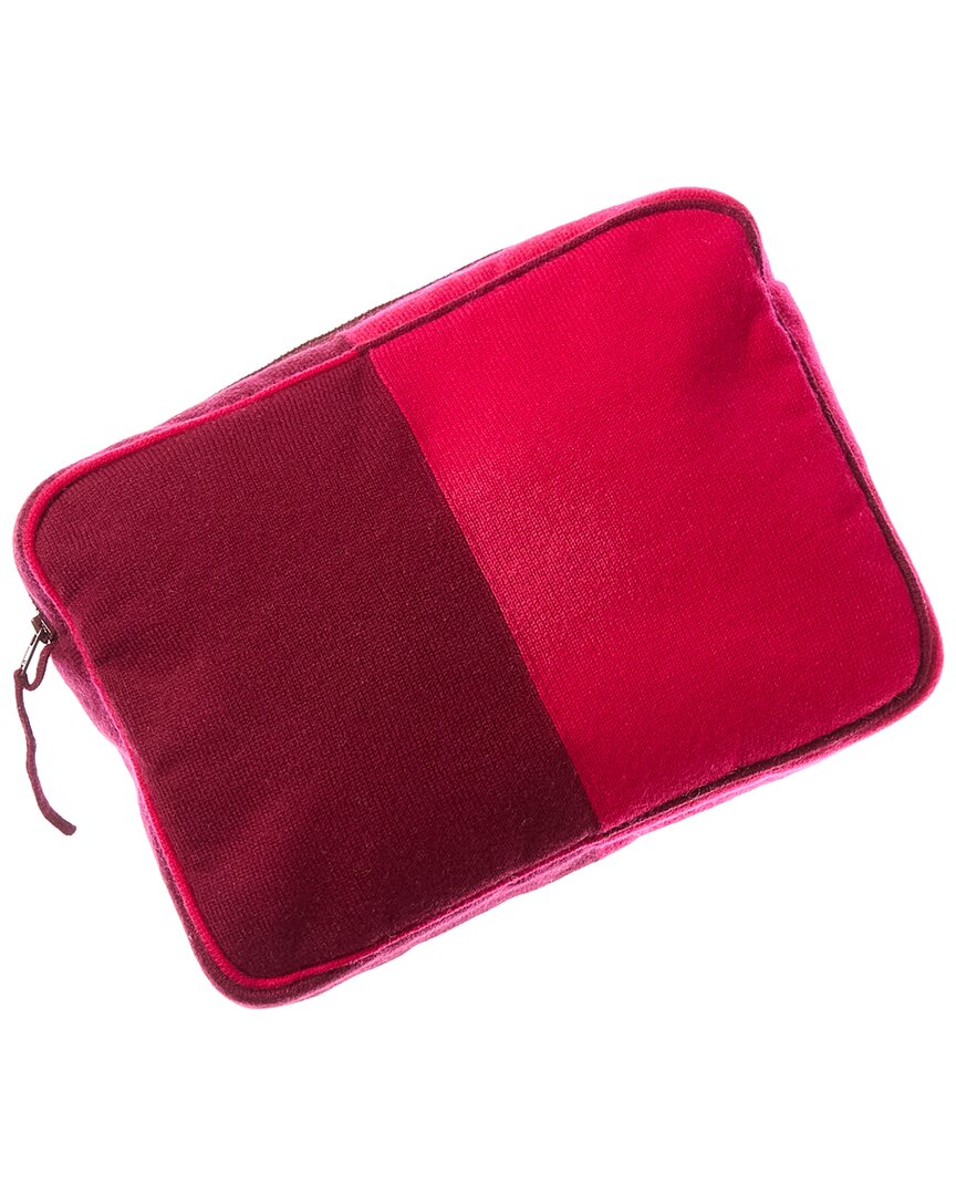 sofiacashmere Cashmere-Blend Colorblock Travel Set