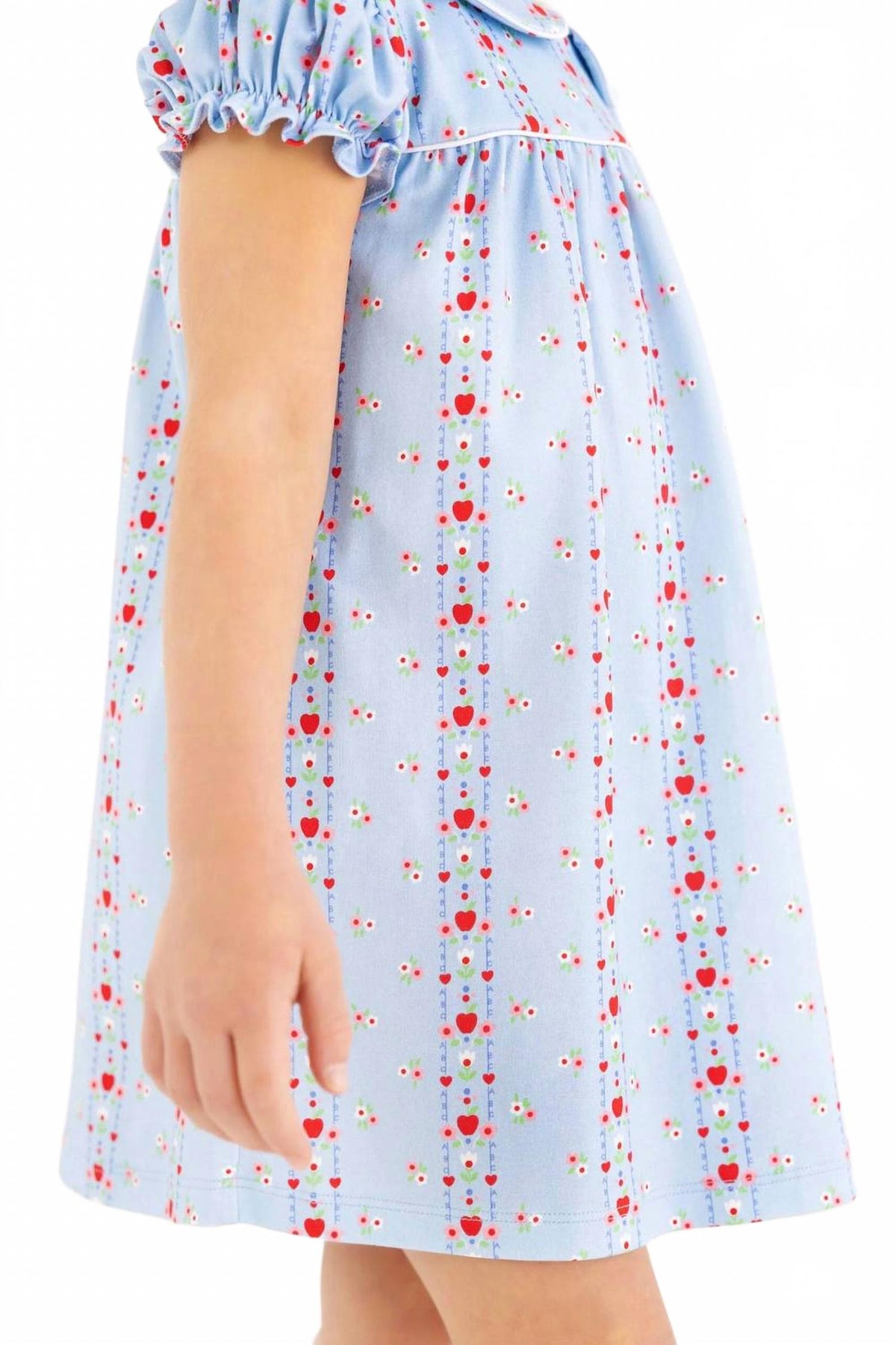 Kid's Holly Day Dress In First Day Flowers