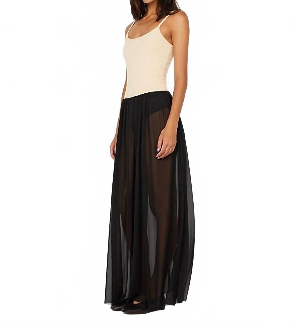 Camille Maxi Skirt In Black
