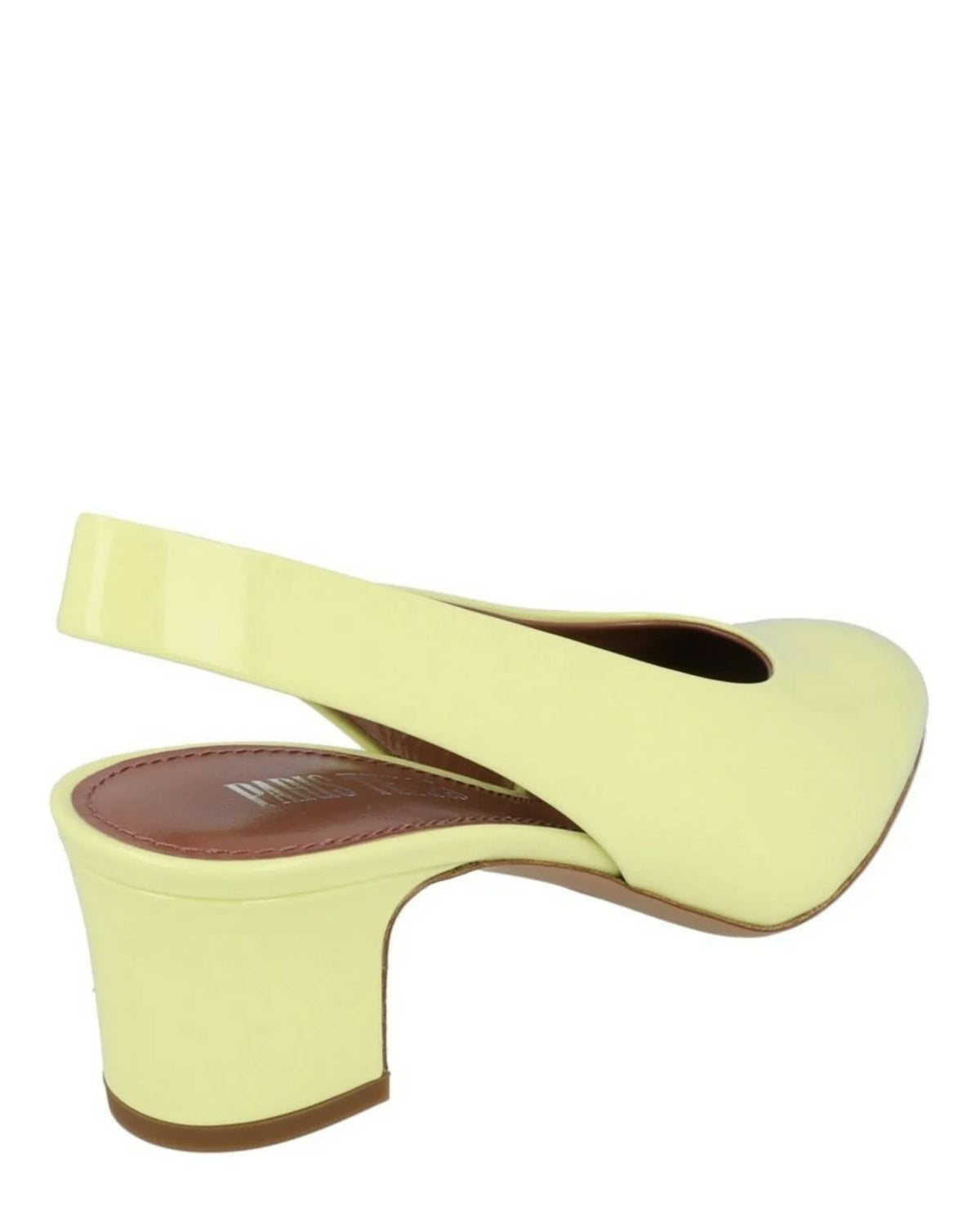Women's Lavinia Patent Slingback Pumps In Yellow