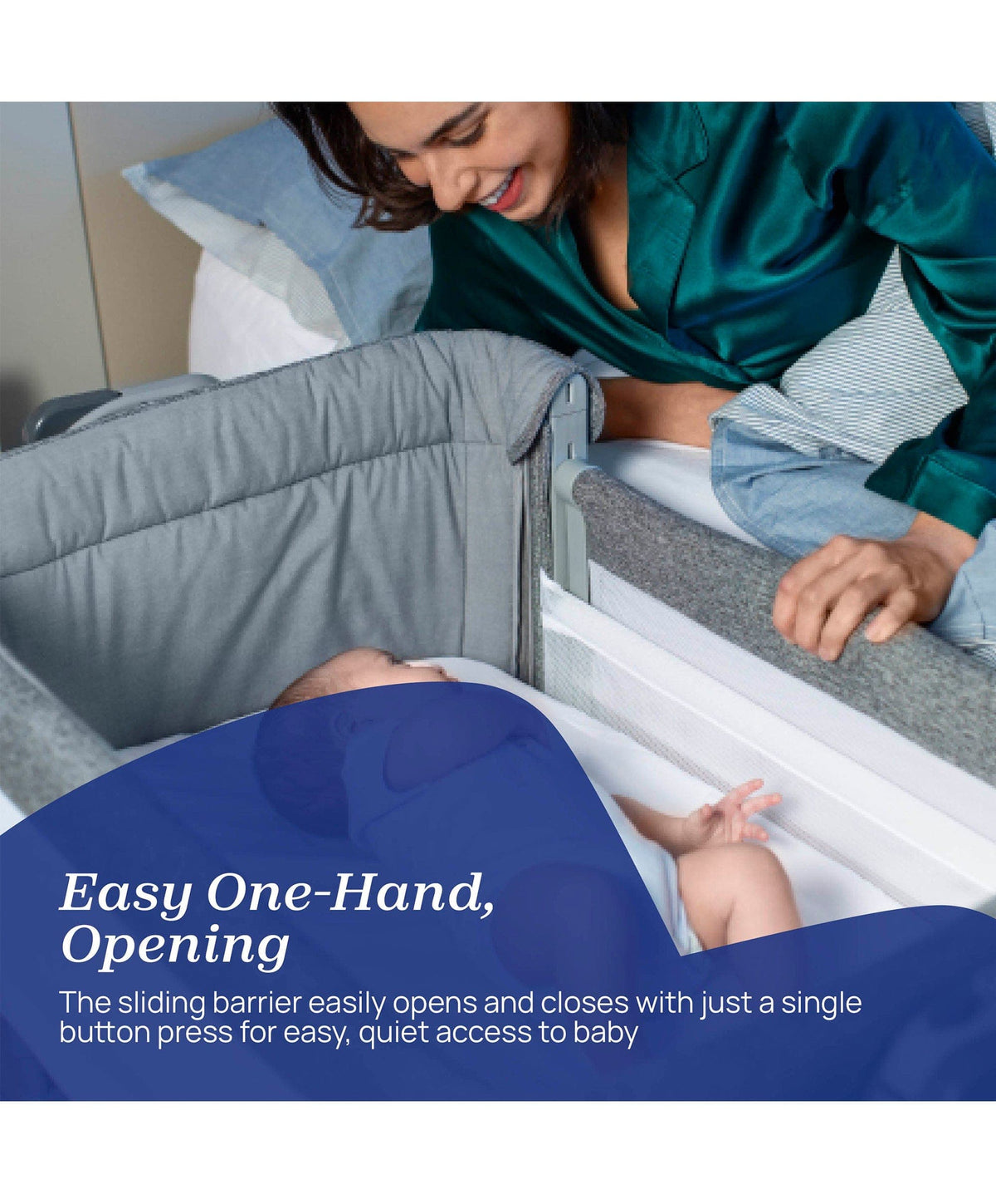 Chicco Next2Me Magic Evo Bedside Crib - Desert Taupe