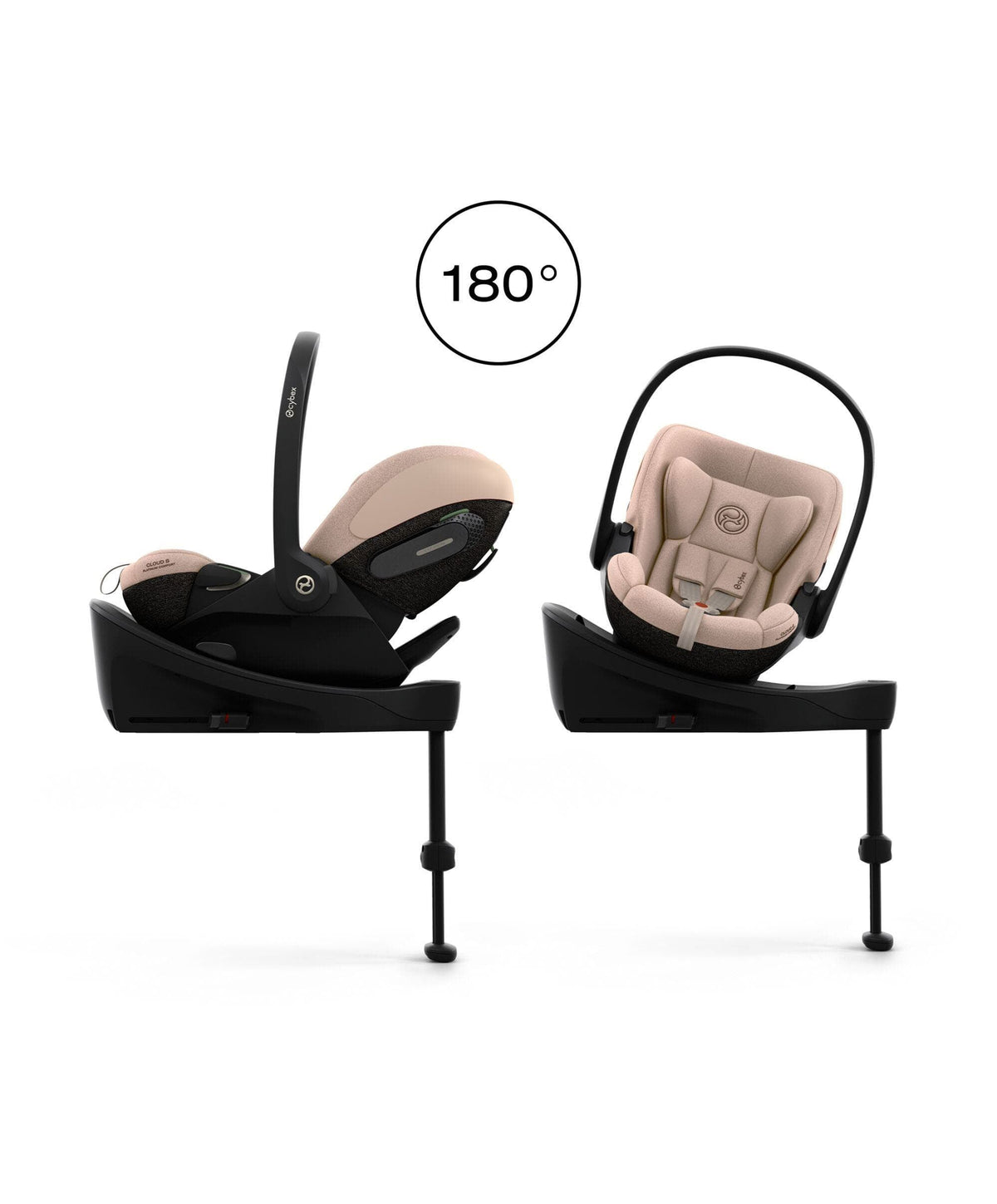 Cybex Cloud S Comfort i-Size Rotating Baby Car Seat - Cozy Beige