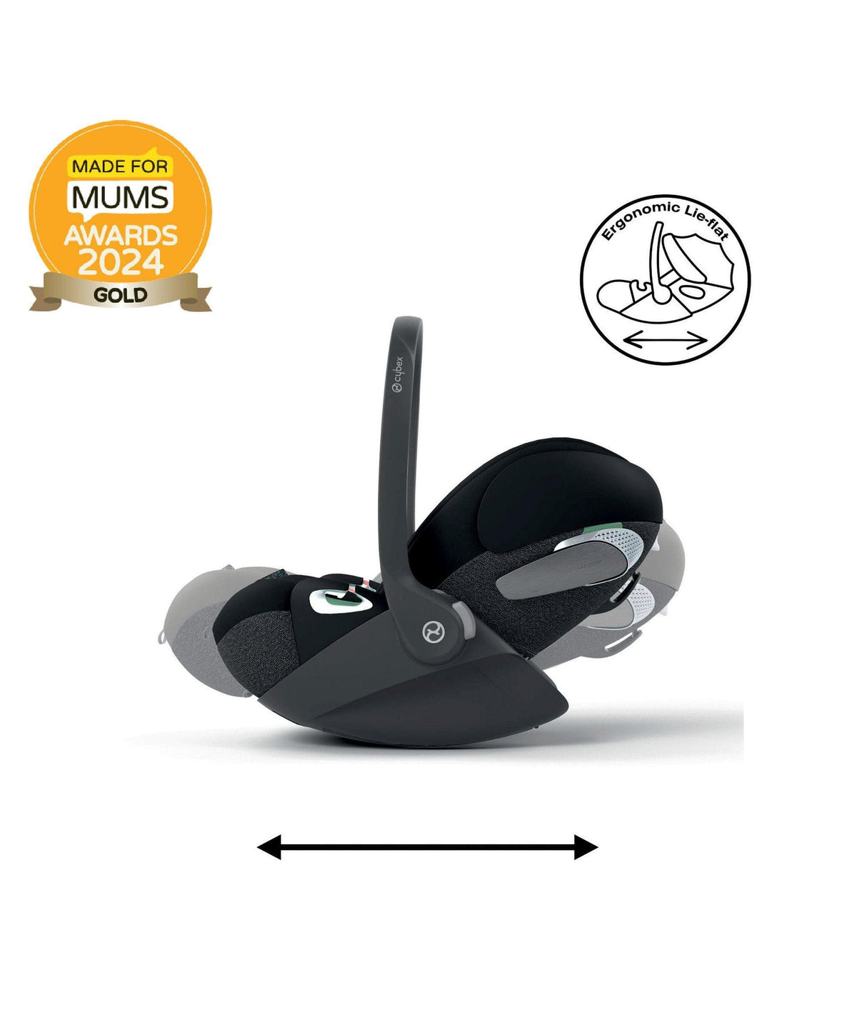 Cybex Cloud T i-Size Rotating Baby Car Seat & Base Bundle - Sepia Black