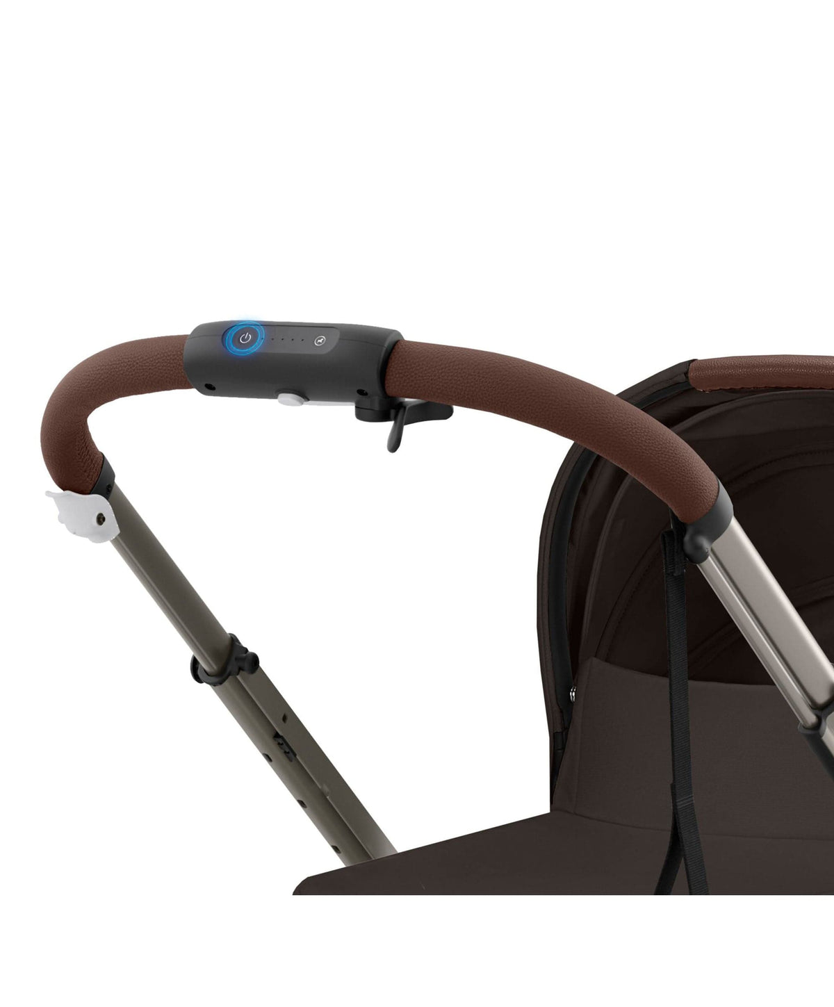 Cybex e-Gazelle S Electric Single to Double Pushchair - Chocolate Brown