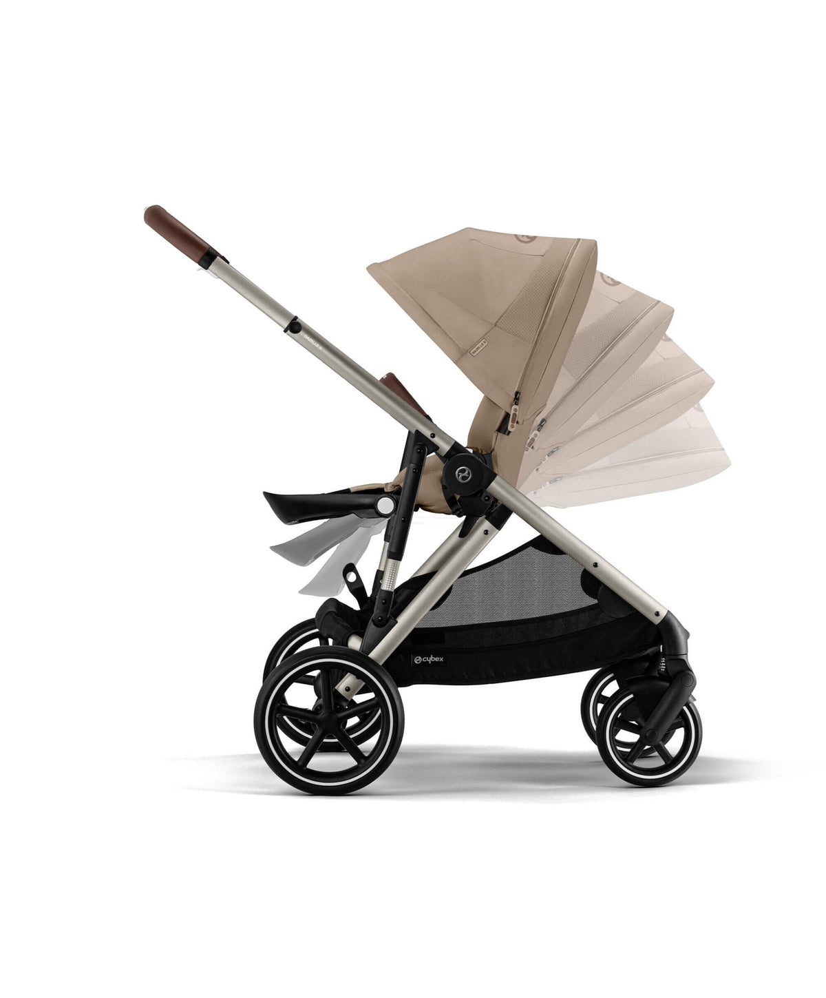 Cybex Gazelle S Twin Pushchair Bundle (12 Pieces) - Almond Beige