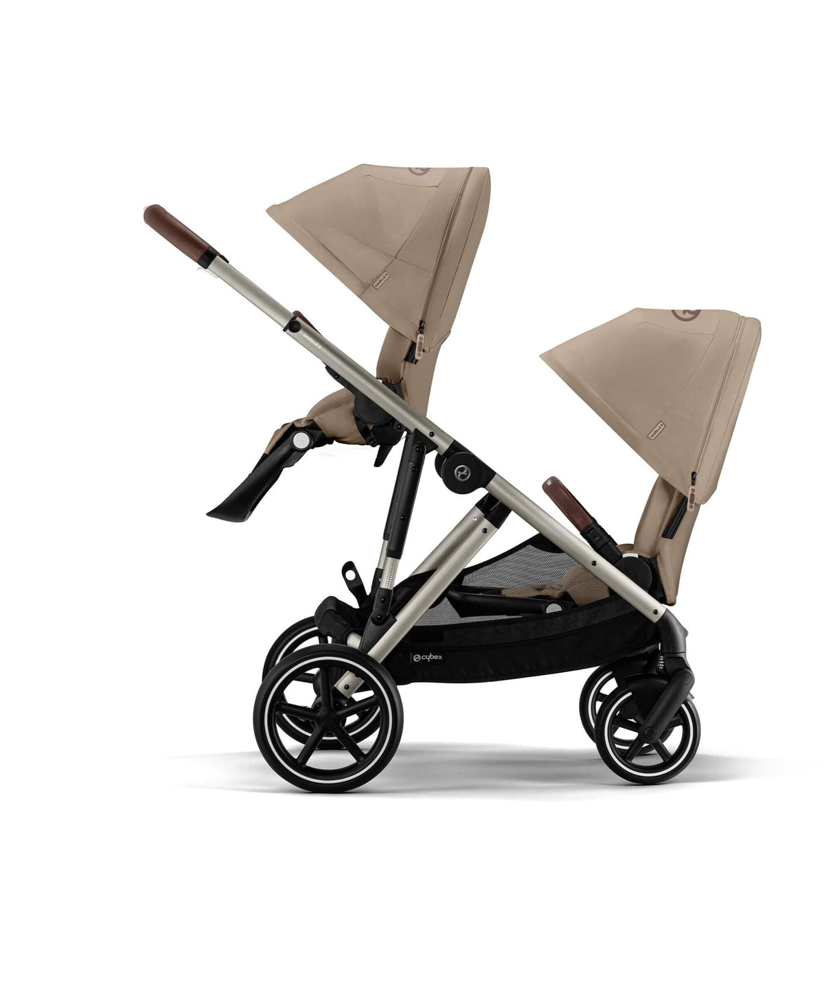 Cybex Gazelle S Twin Pushchair Bundle (12 Pieces) - Almond Beige