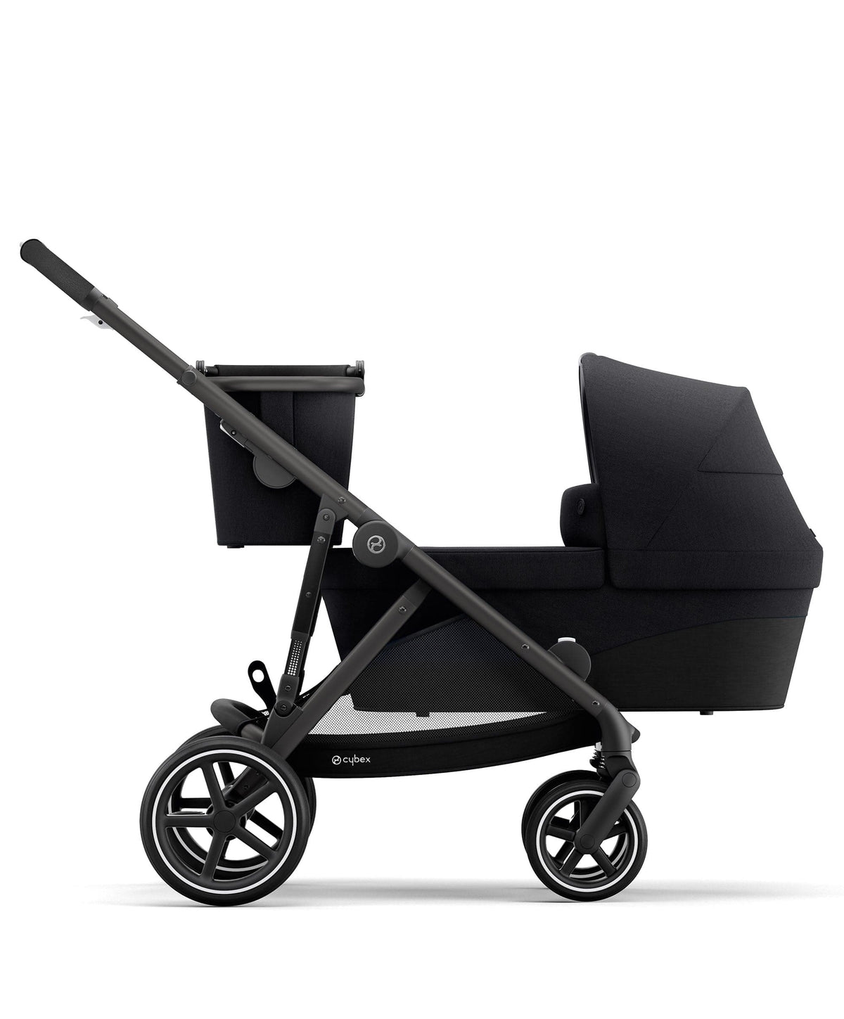 Cybex Gazelle S Twin Pushchair Bundle (12 Pieces) - Moon Black
