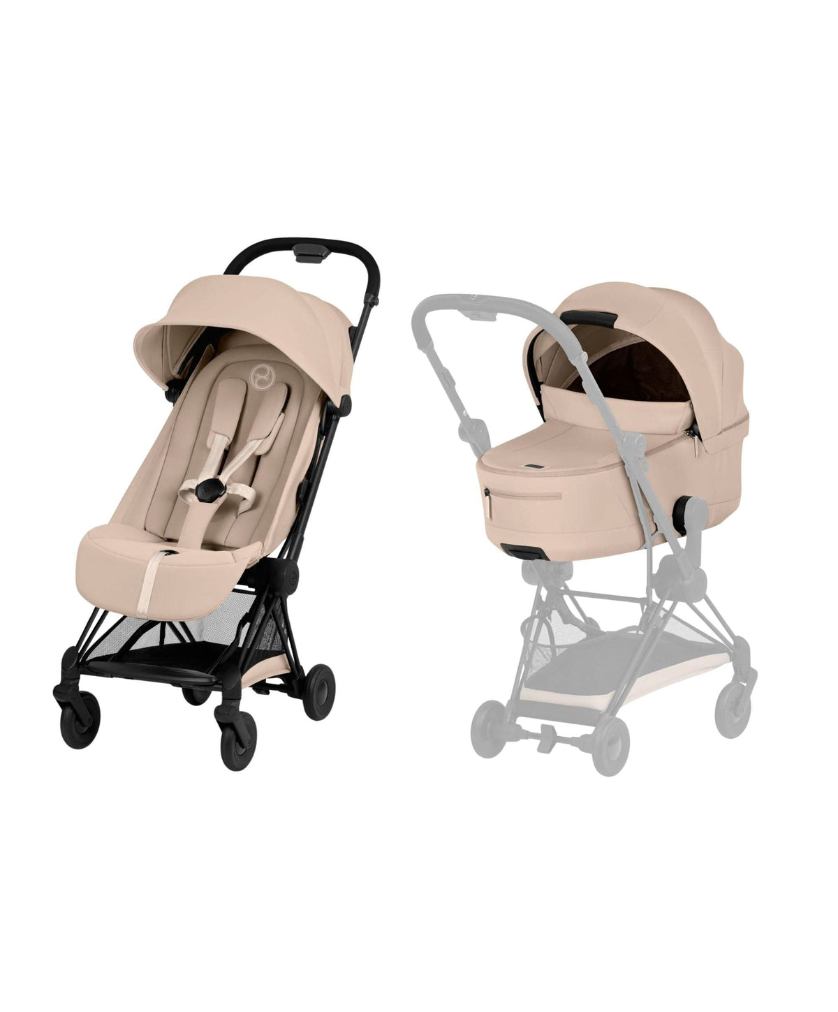 Cybex COYA Pushchair & Carry Cot - Cozy Beige