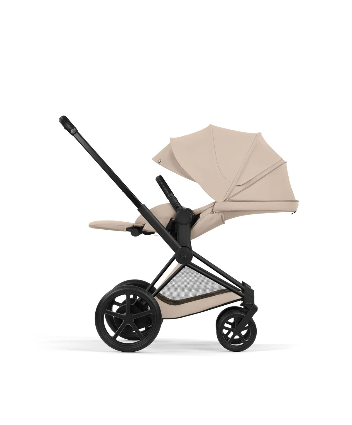 Cybex e-Priam Pushchair & Carry Cot - Cozy Beige