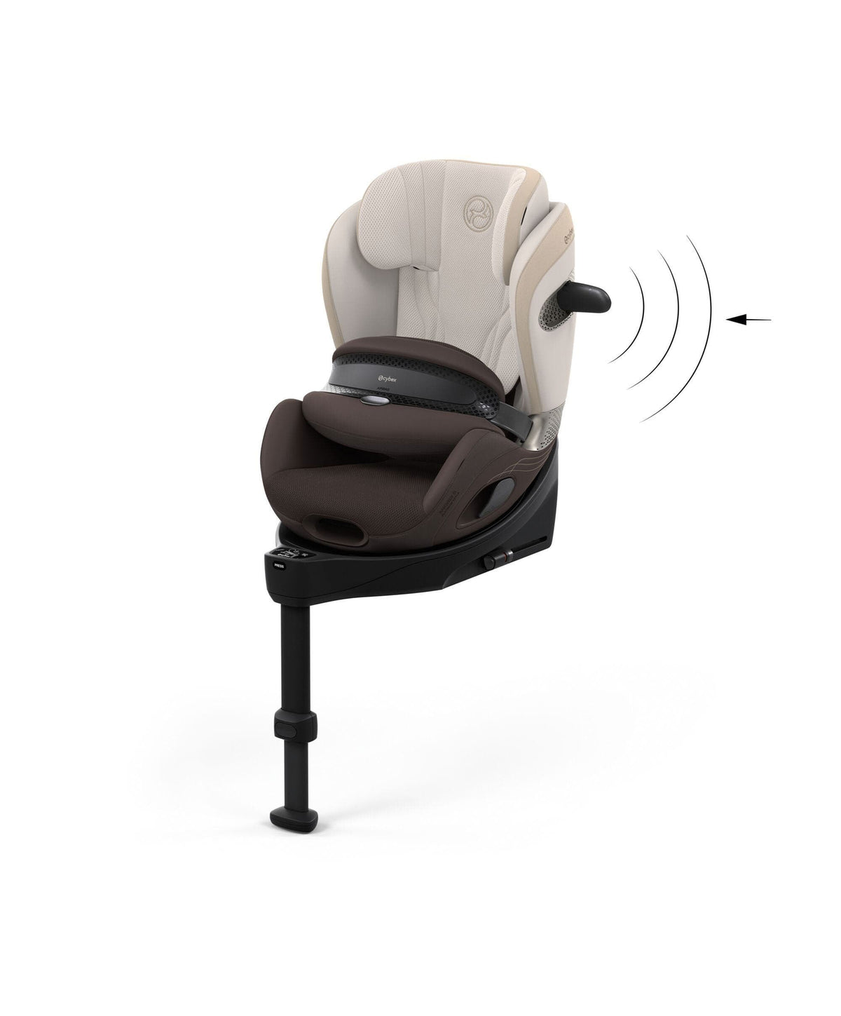 Cybex Anoris S Style i-Size 180 Airbag Car Seat - Amber Brown