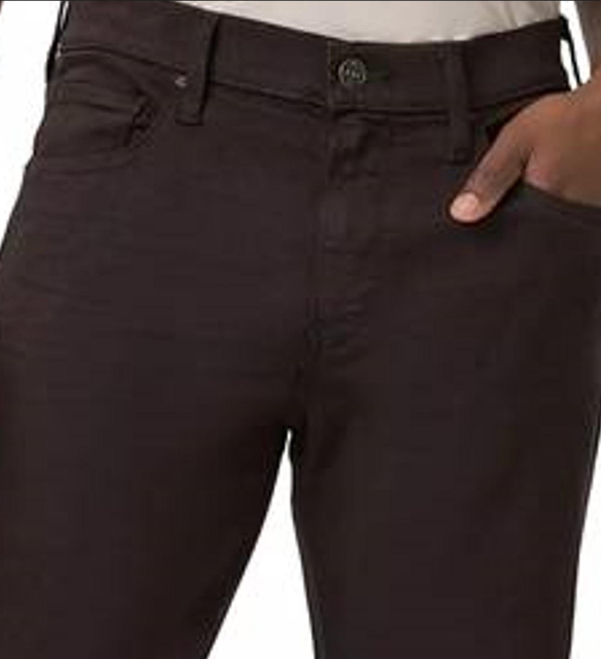 Transcend Federal Slim Straight Jeans In Deep Chocolate