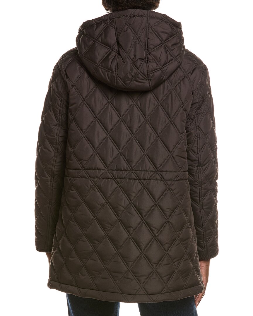 Laundry by Shelli Segal Snowchic Diamond Quilt Coat