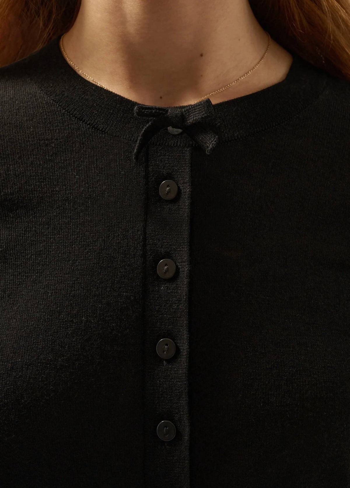 The Curtsey Cardigan In Black