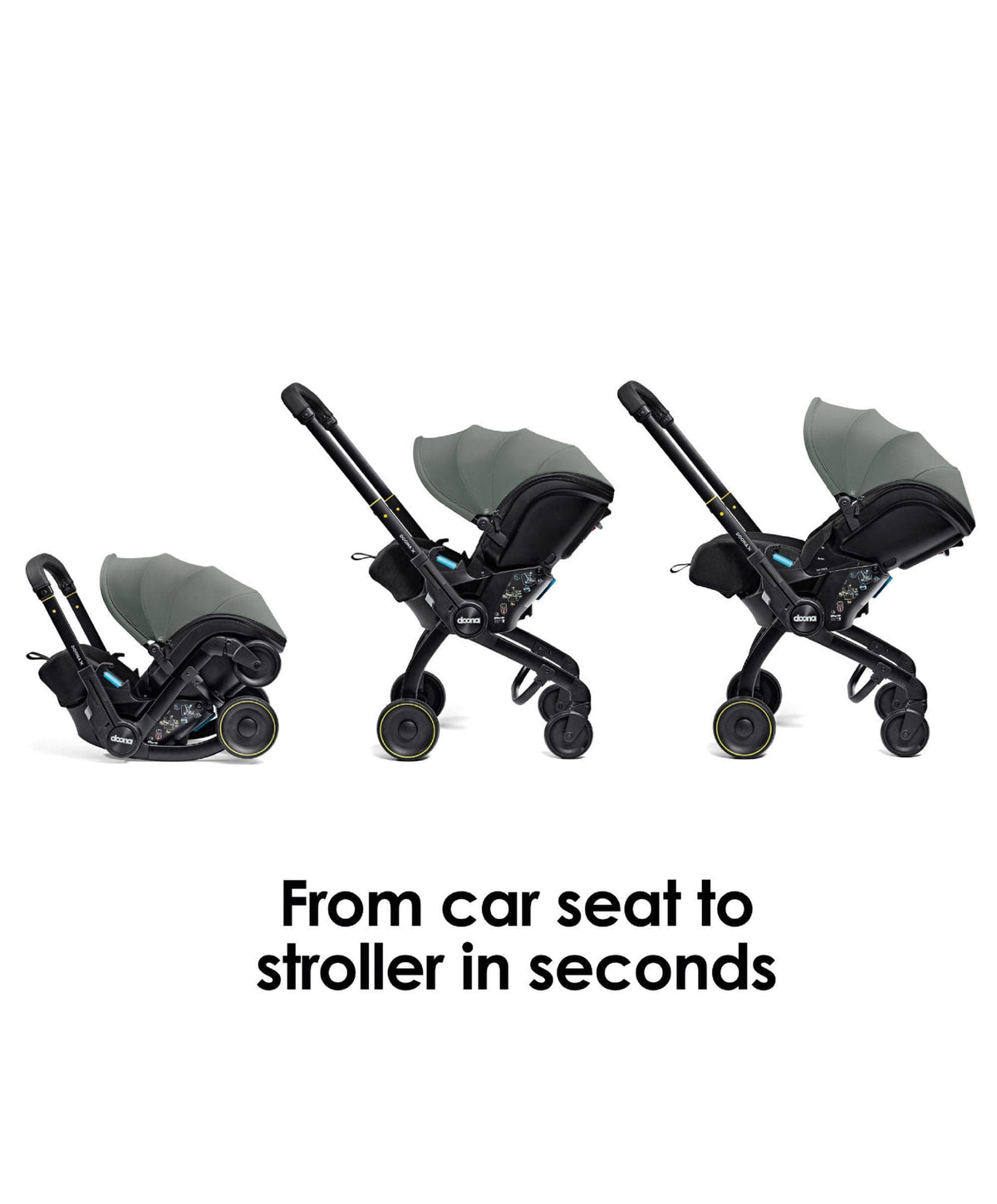 Doona X Car Seat & Stroller – Slate Green