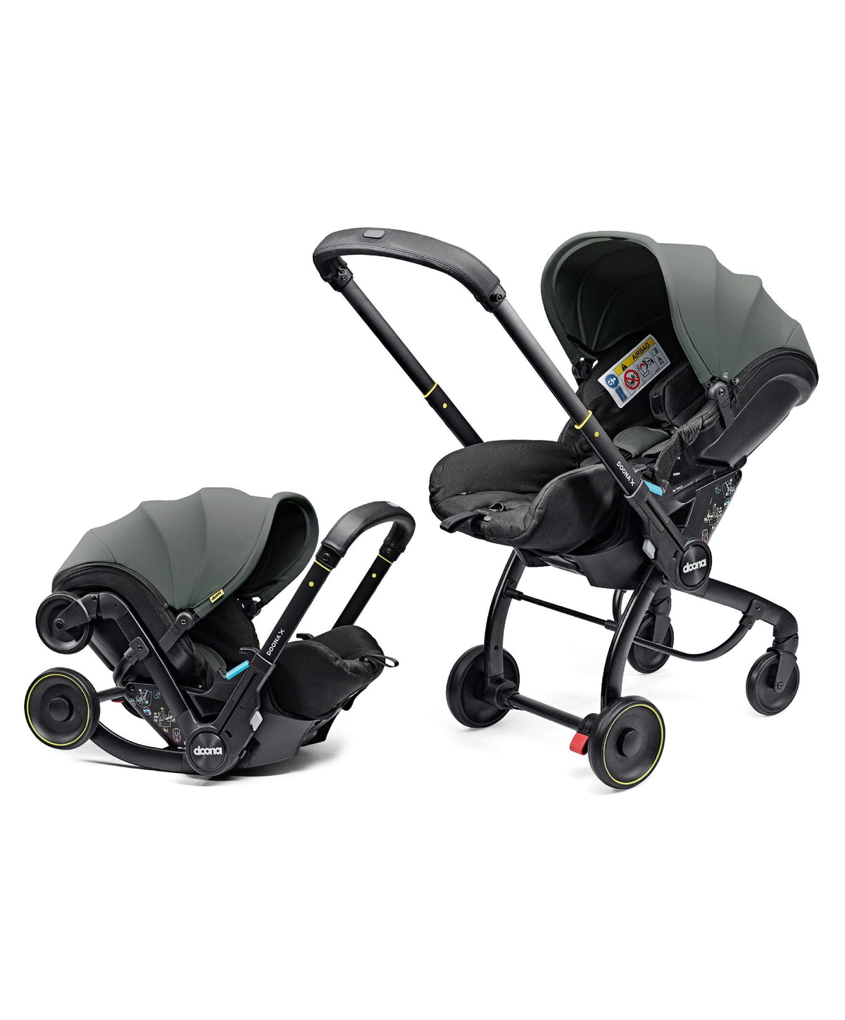 Doona X Car Seat & Stroller – Slate Green