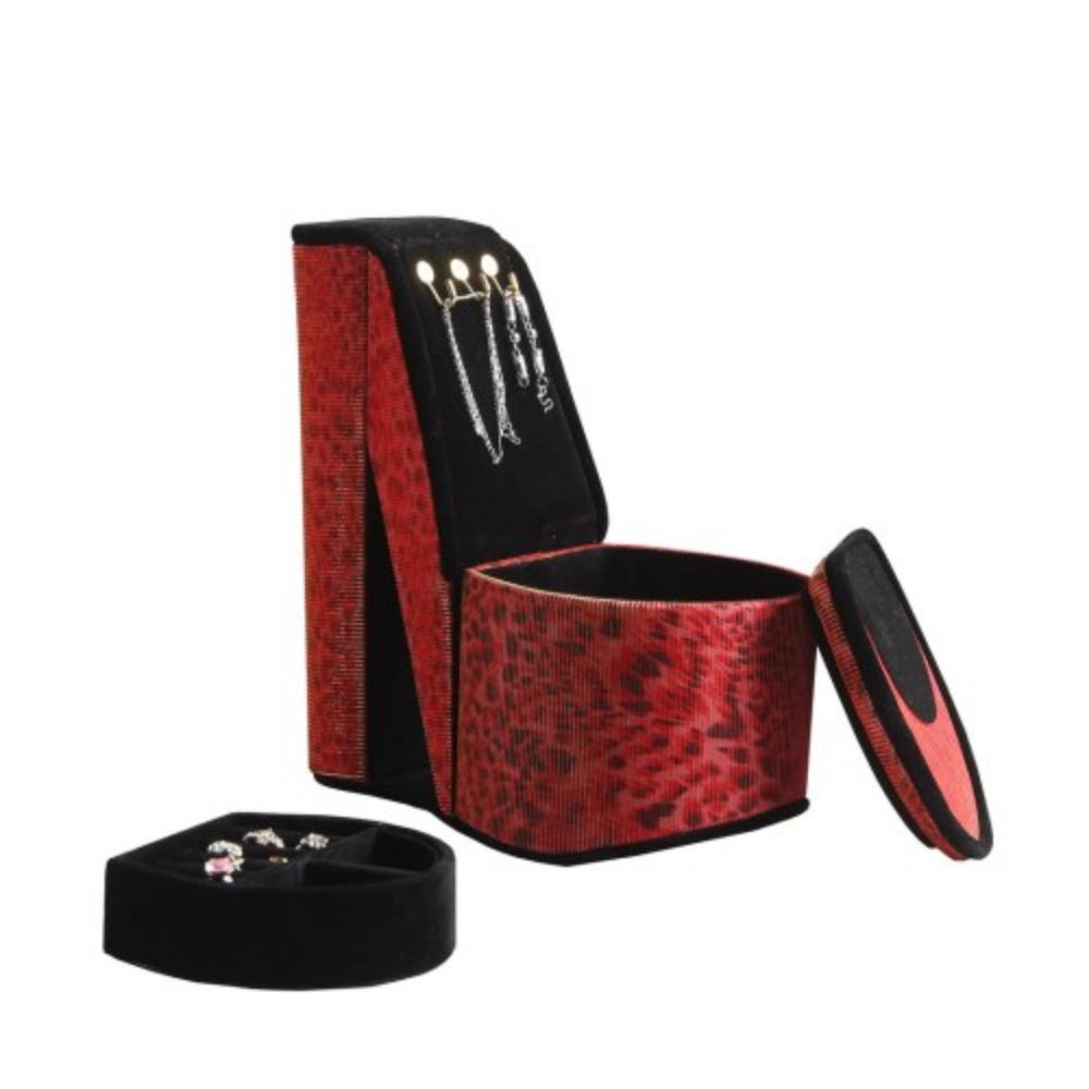 High Heel Shoe Jewelry Organizer with Display Hooks