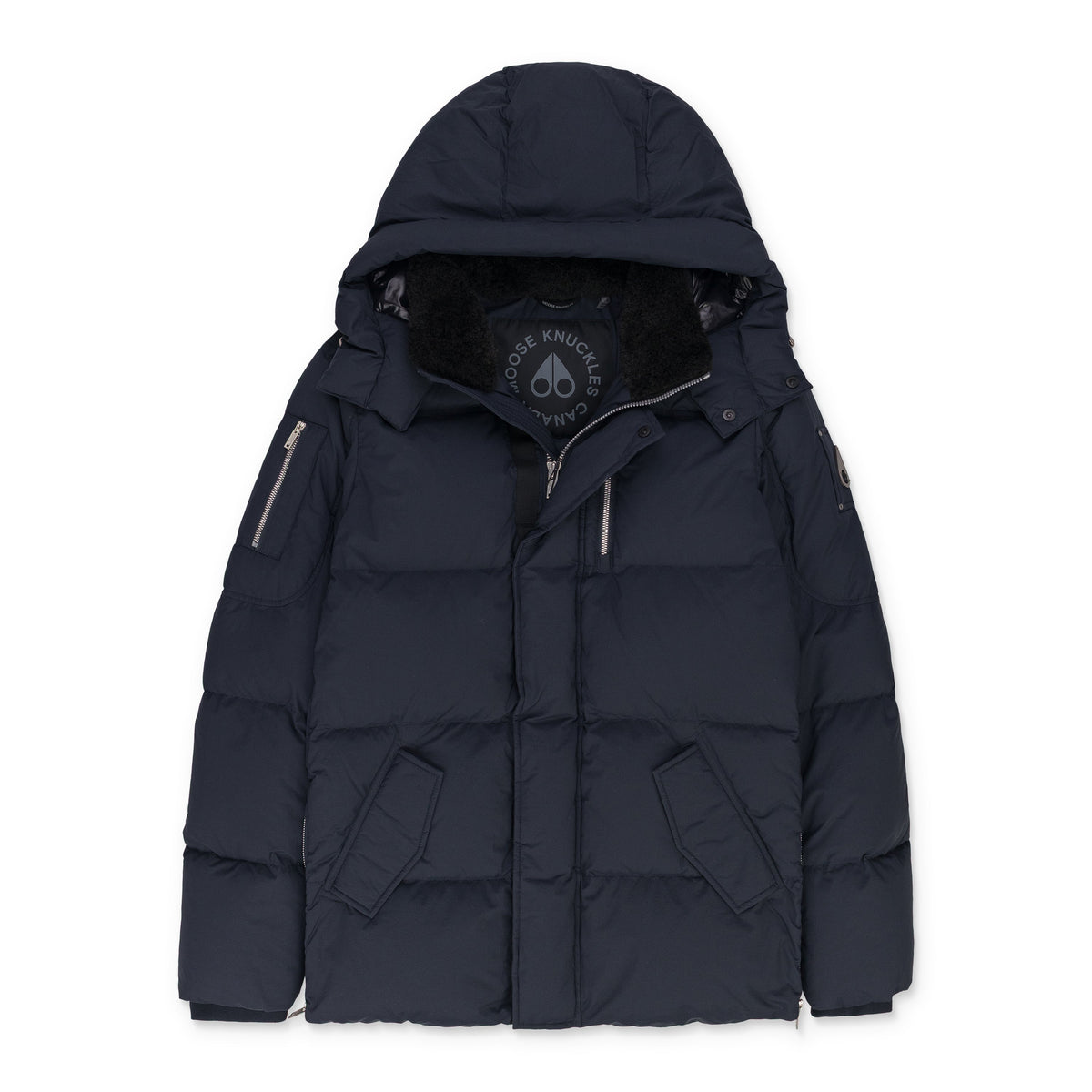 Moose Knuckles Navy Everest 3Q Puffer Jacket