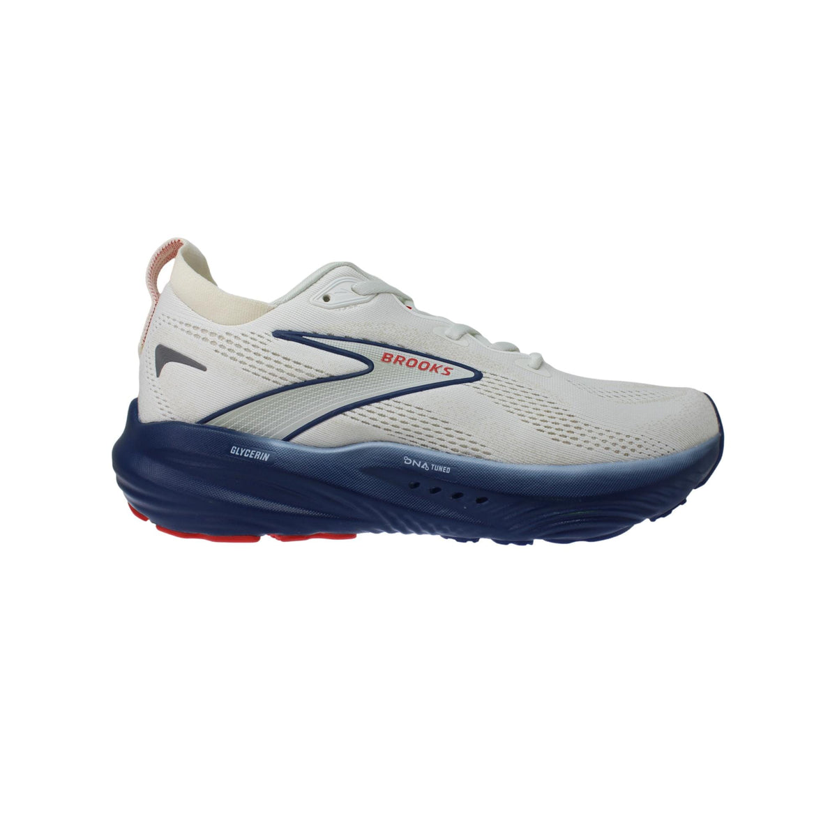 Brooks Glycerin 22 Grey / Navy Peony / Fiery Red 110445-1D-404 Men's