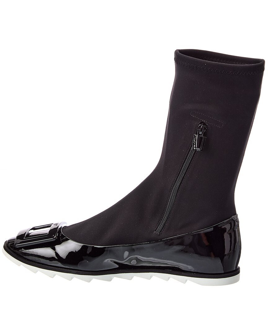 Roger Vivier Patent Sock Boot