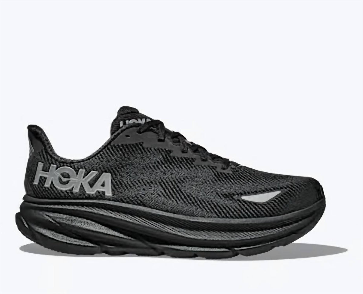 Women's Clifton 9 Gtx Running Shoes In Black