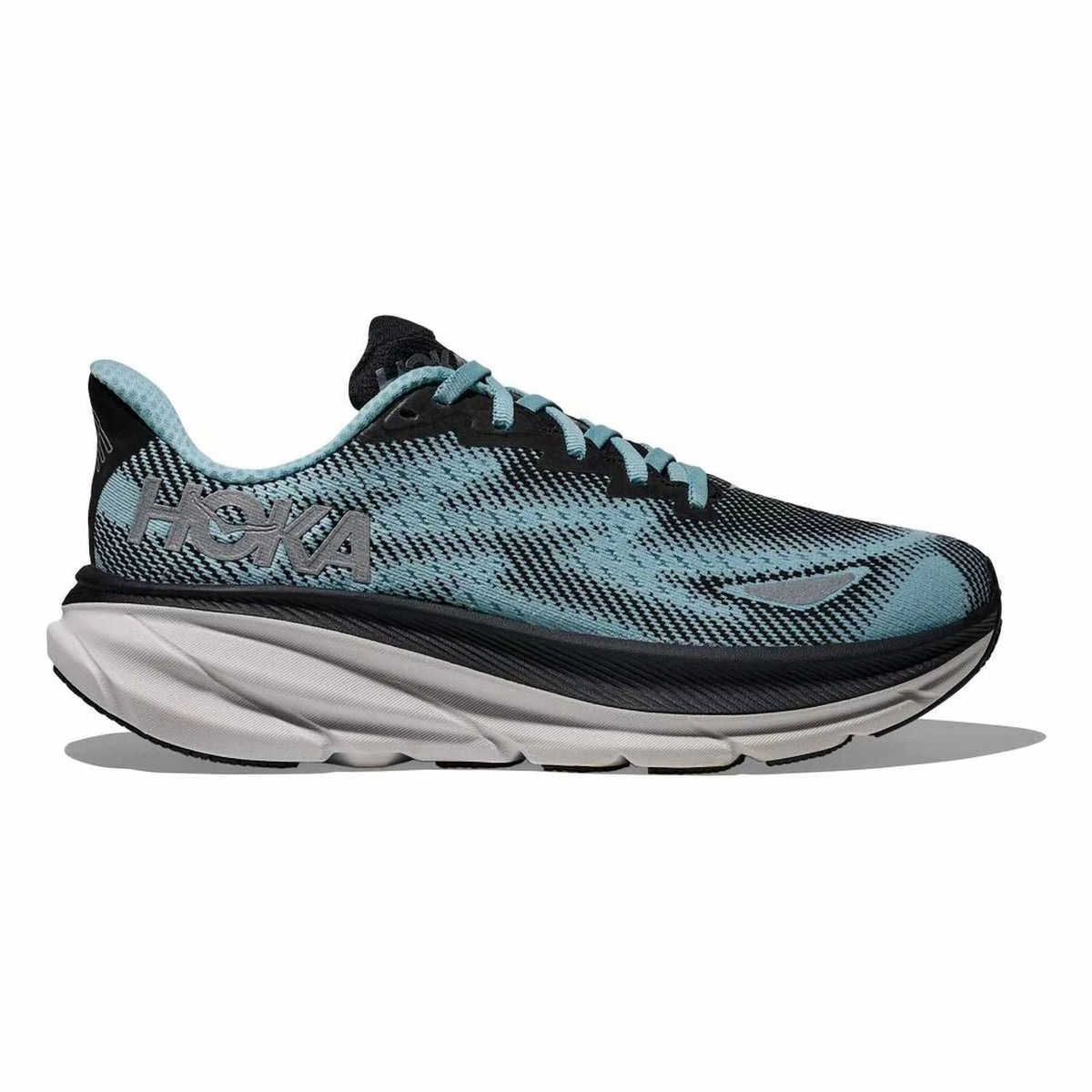 Women's Clifton 9 Gtx Running Shoes In Black Raindrop