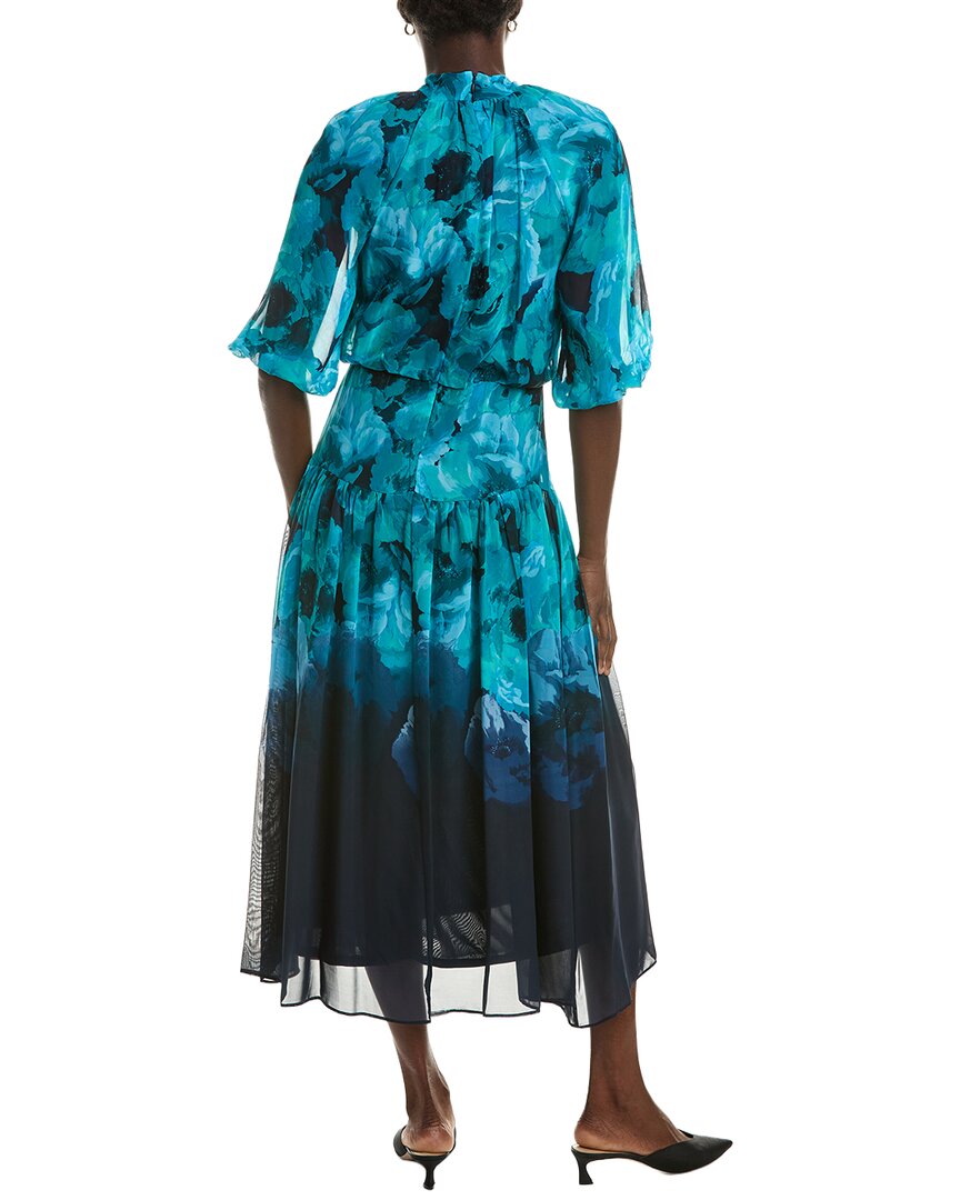 Maison Tara Long Sleeve Midi Dress