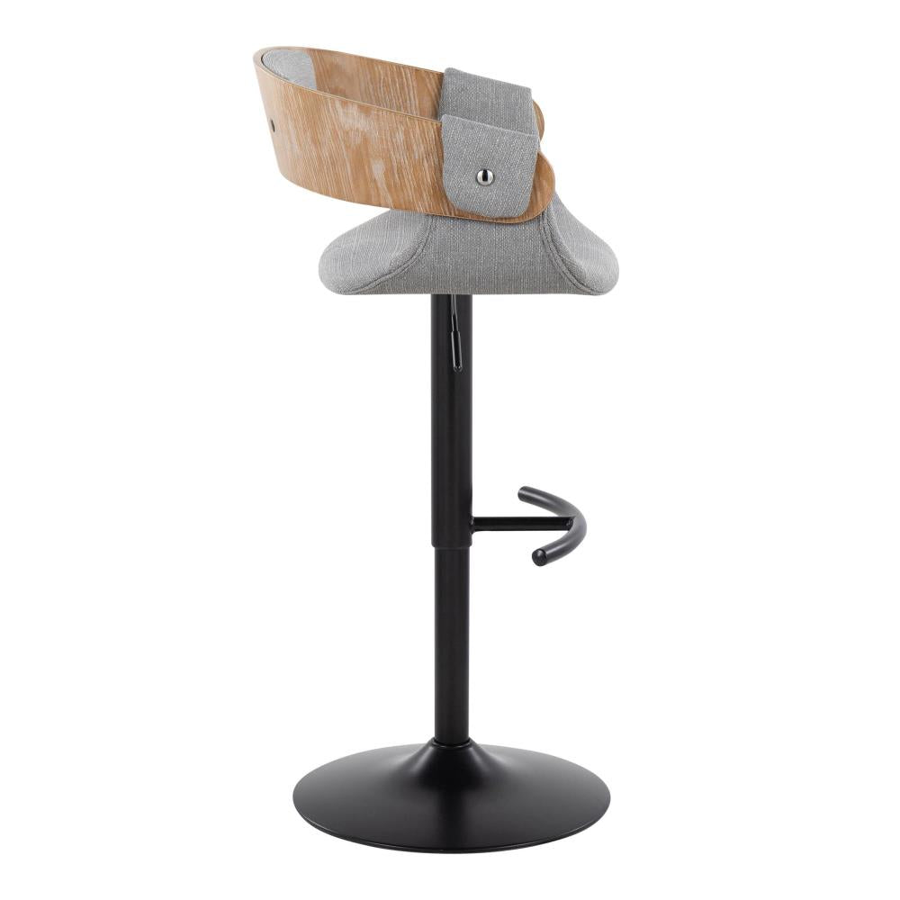 Modern Swivel Barstools with Metal Pedestal Base