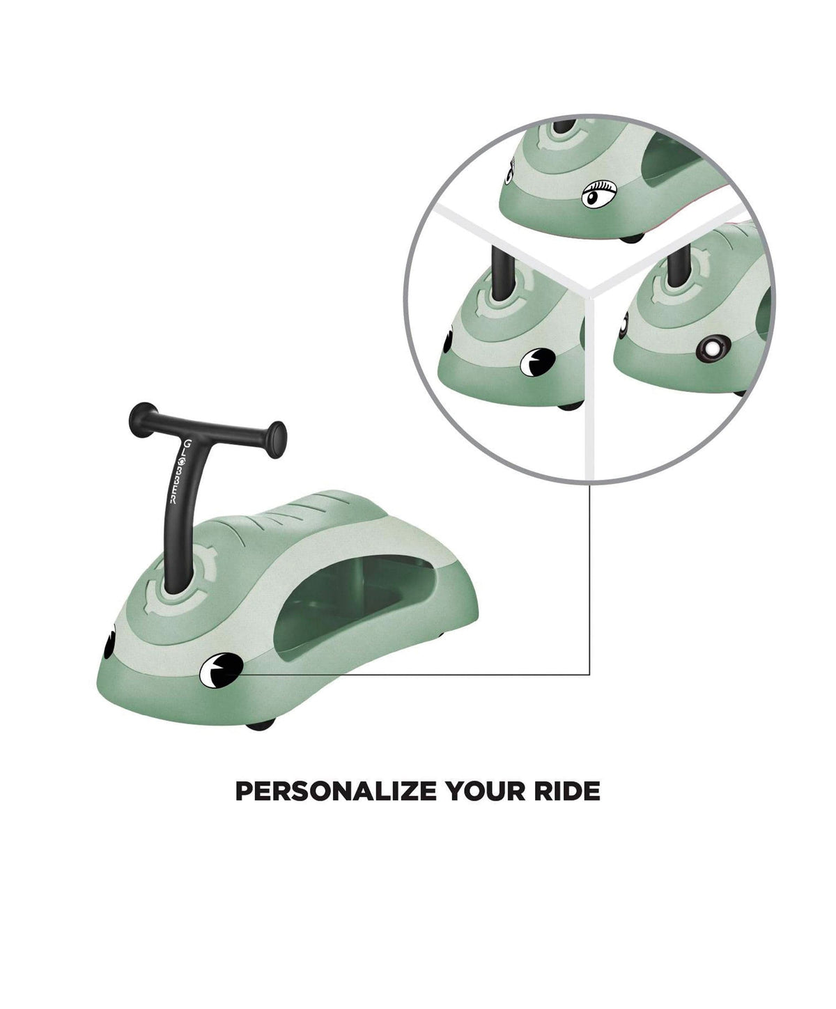 Globber Baby Walker 2in1 Ecologic - Pistachio