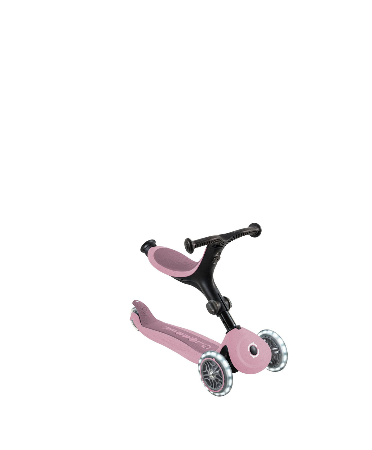 Globber Go Up Active Lights Eco - Berry