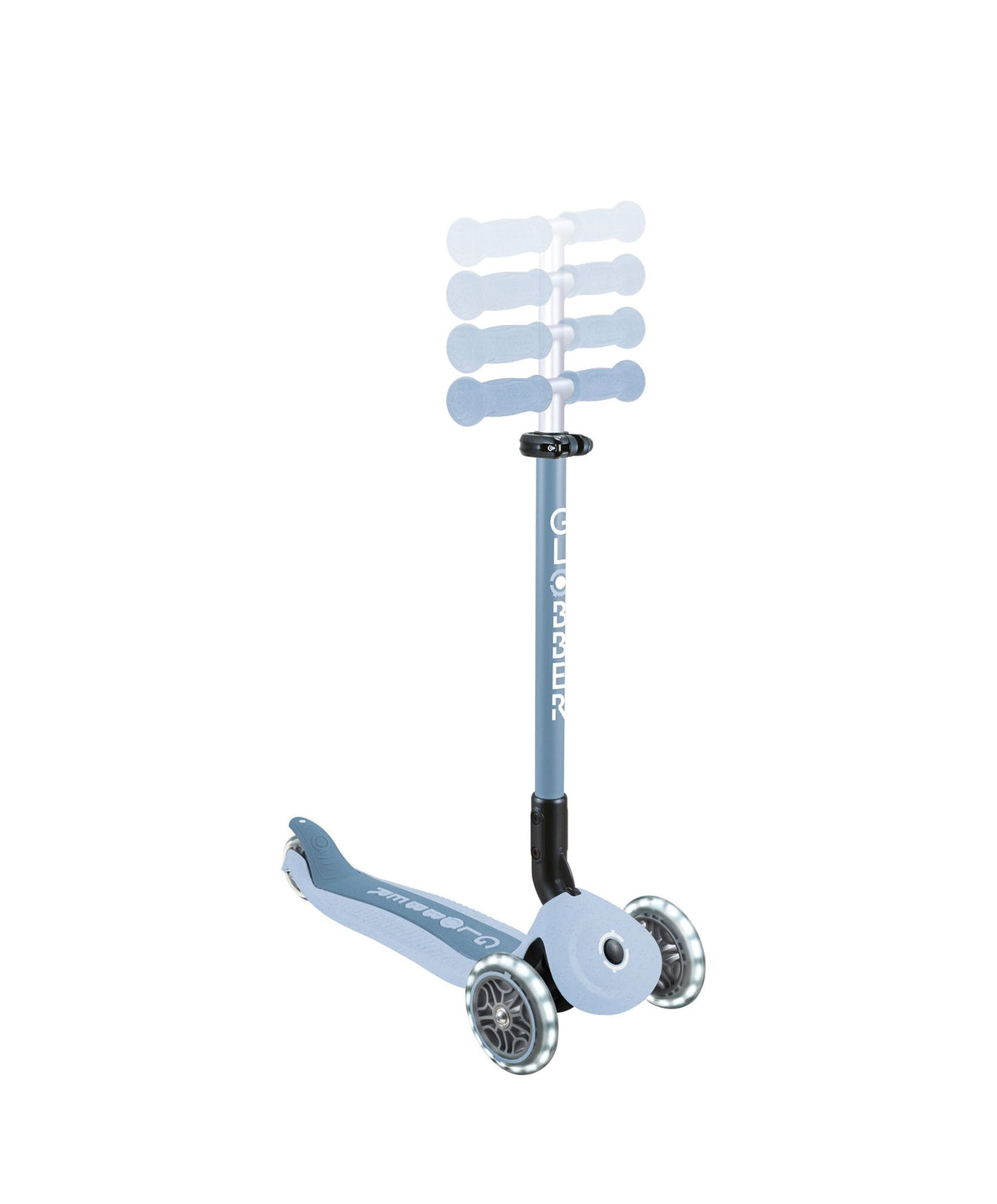 Globber Go Up Active Lights Eco - Blueberry