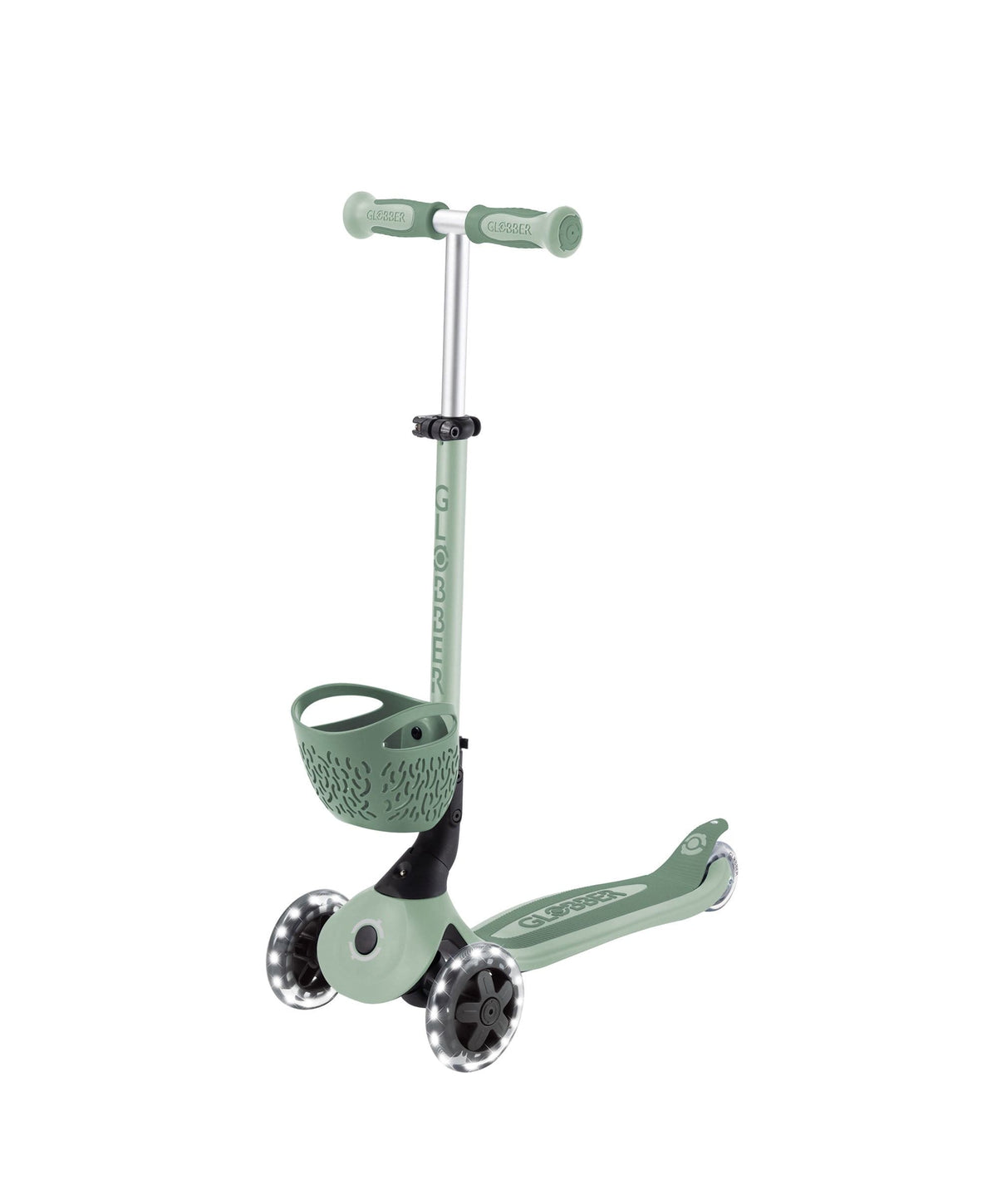 Globber Go Up Baby 360 Lights Scooter – Sage