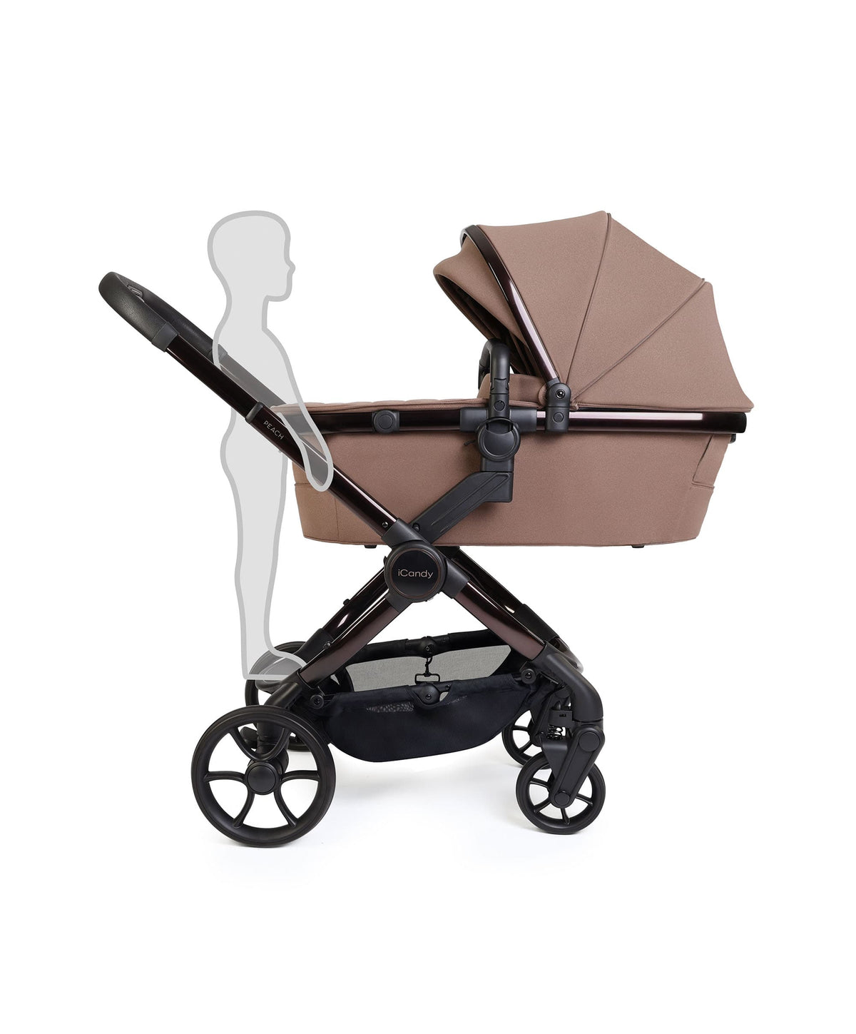 iCandy Peach 8 Complete Pushchair Bundle with Maxi-Cosi Pebble Slide Pro Car Seat & Base - Coco