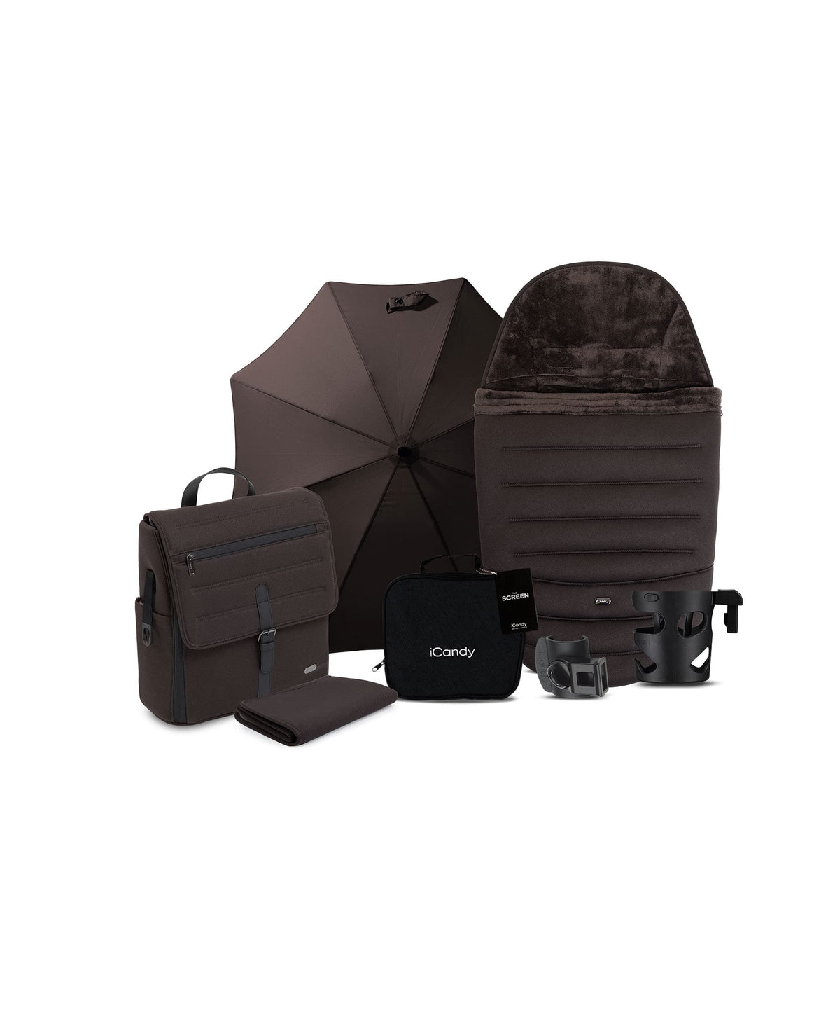 iCandy Peach 8 Complete Pushchair Bundle with Maxi-Cosi Pebble Slide Pro Car Seat & Base - Pecan