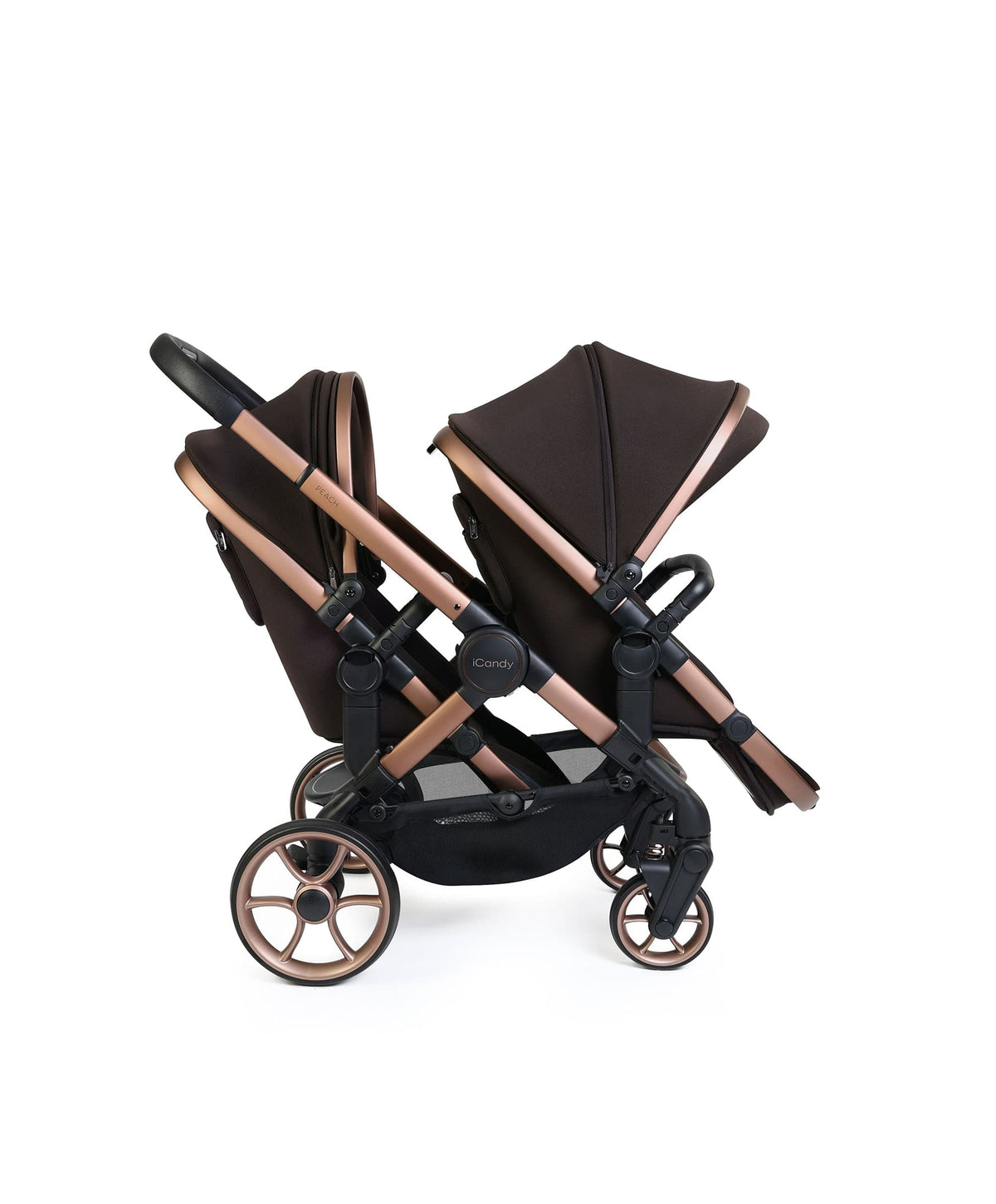 iCandy Peach 8 Twin Complete Pushchair Bundle - Pecan