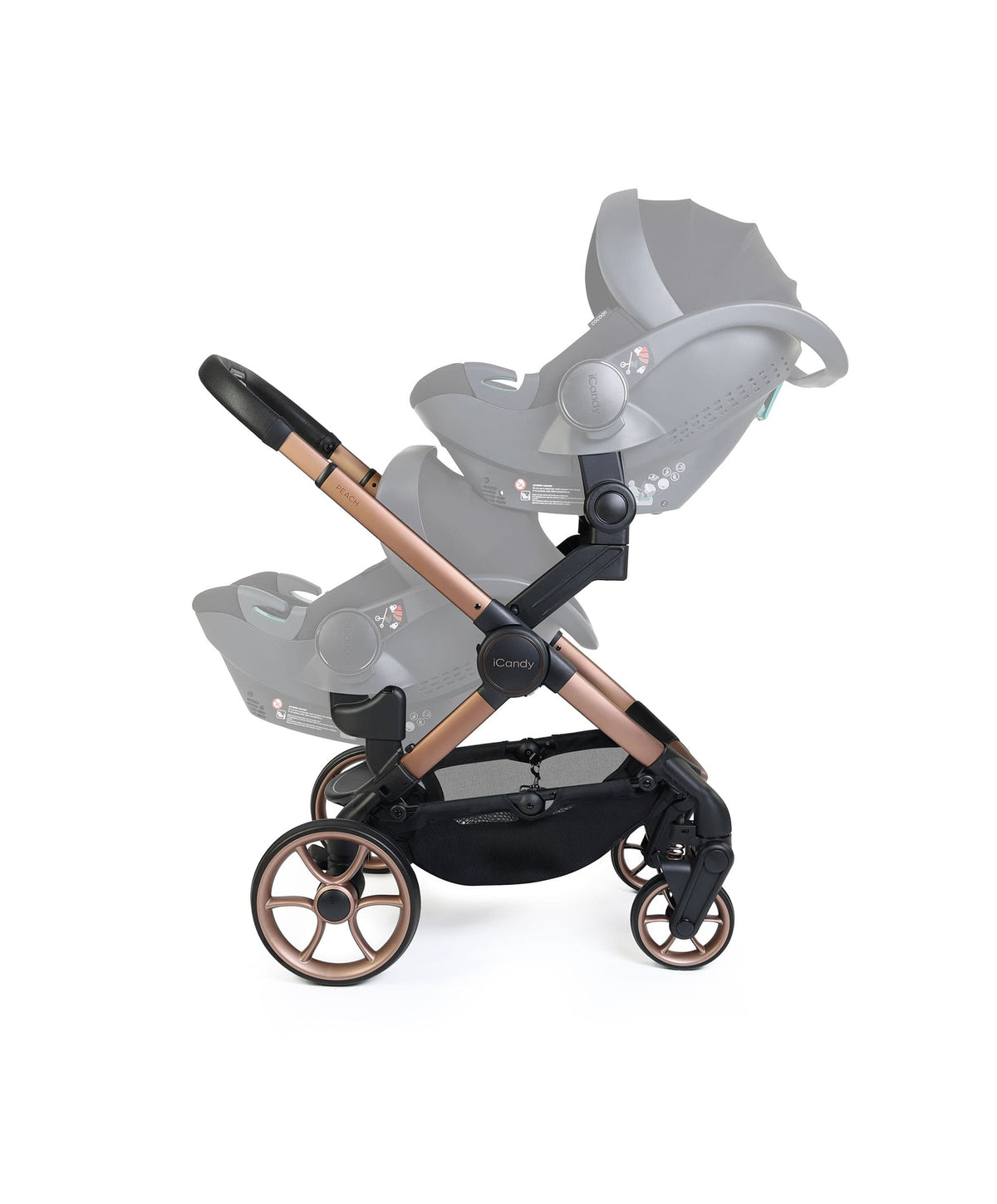 iCandy Peach 8 Twin Complete Pushchair Bundle - Pecan