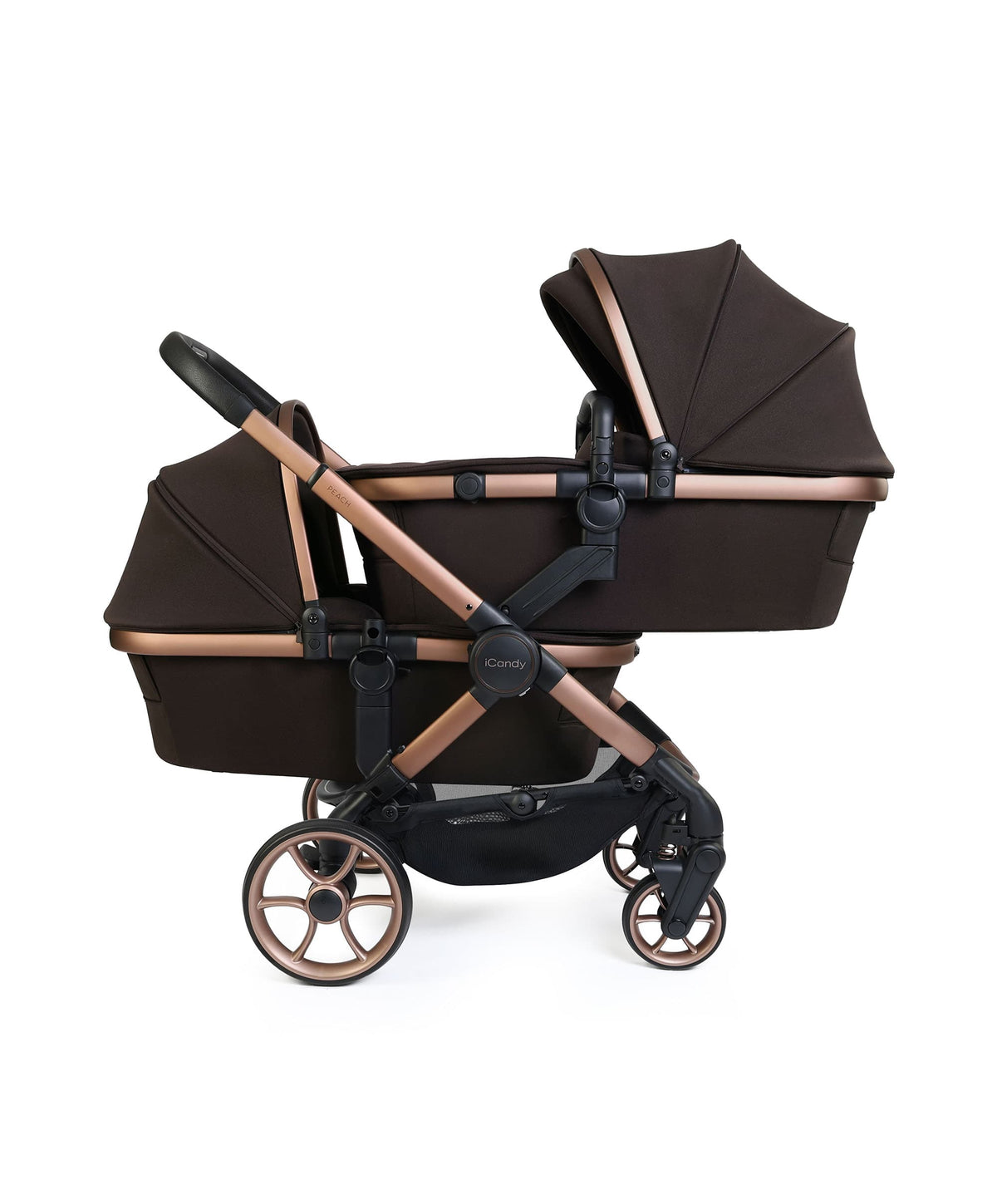 iCandy Peach 8 Twin Complete Pushchair Bundle - Pecan