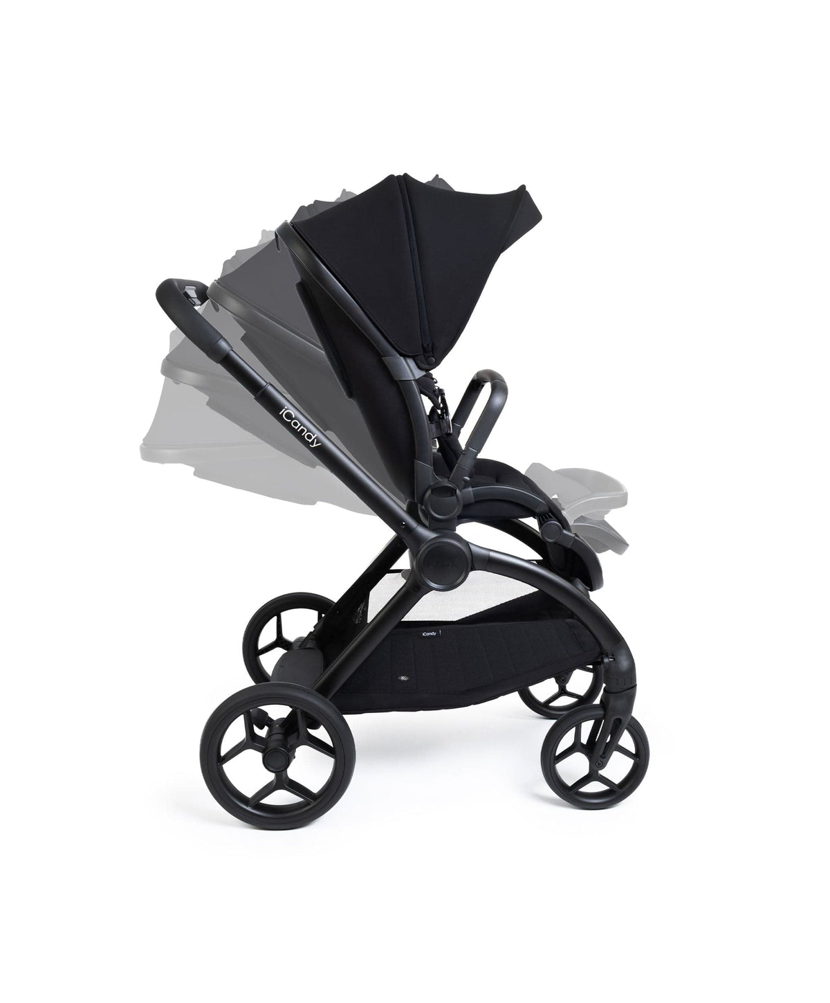 iCandy Core 2 Pushchair Bundle With Cybex Cloud T Car Seat & Base - Black