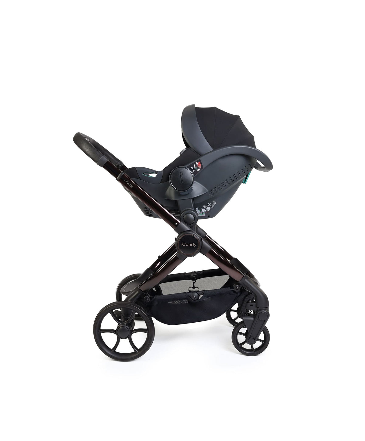 iCandy Peach 8 Complete Pushchair Bundle with Cocoon 360 Car Seat - Coco