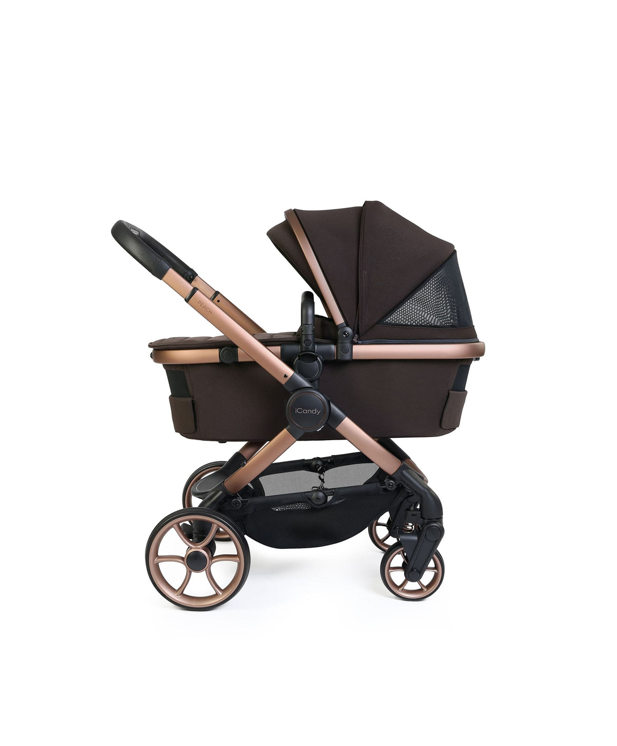 iCandy Peach 8 Complete Pushchair Bundle with Cocoon 360 Car Seat - Pecan