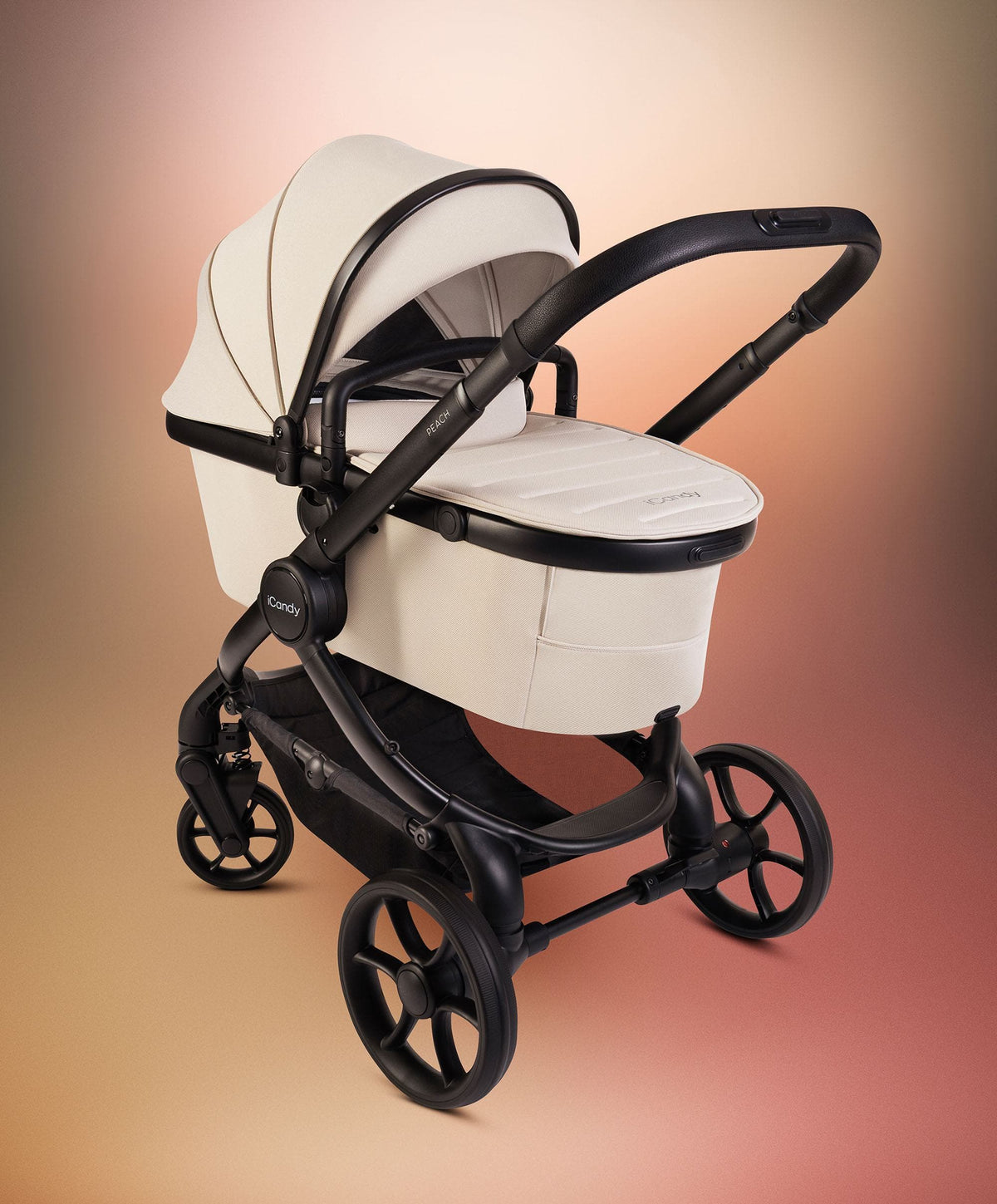 iCandy Peach 8 Complete Pushchair Bundle with Cocoon 360 Car Seat - Taupe