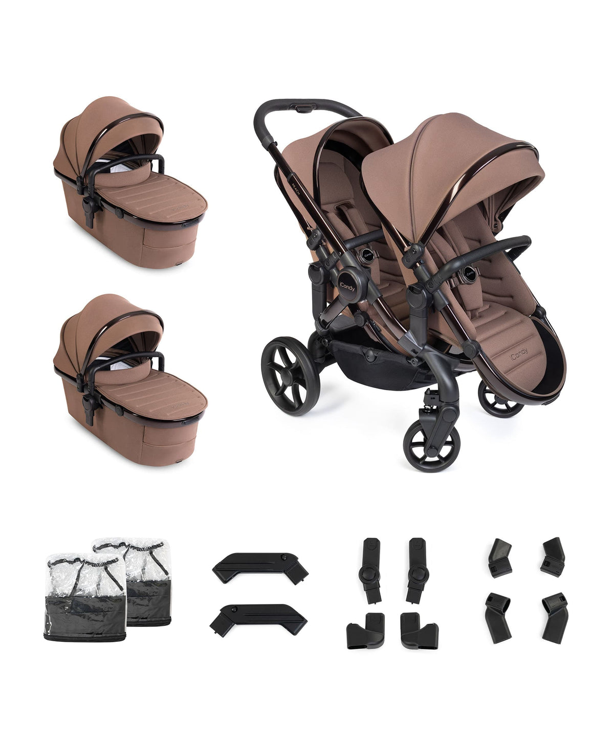 iCandy Peach 8 Twin Complete Pushchair Bundle - Coco