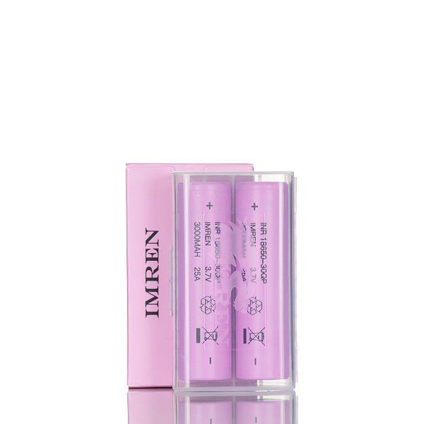 IMREN 30QP 18650 Battery 3000mAh 15A – Pack of 2
